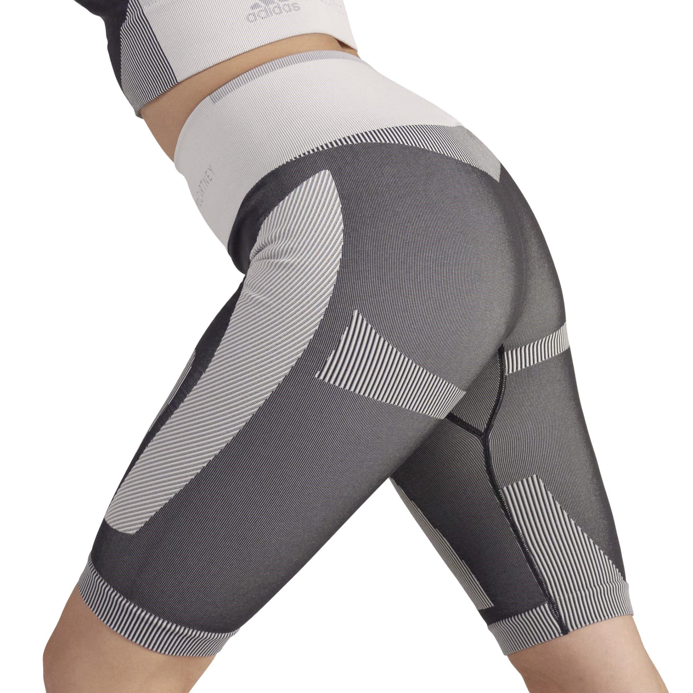 Black - adidas by Stella McCartney - Asymmetrical Cycling Leggings - 8