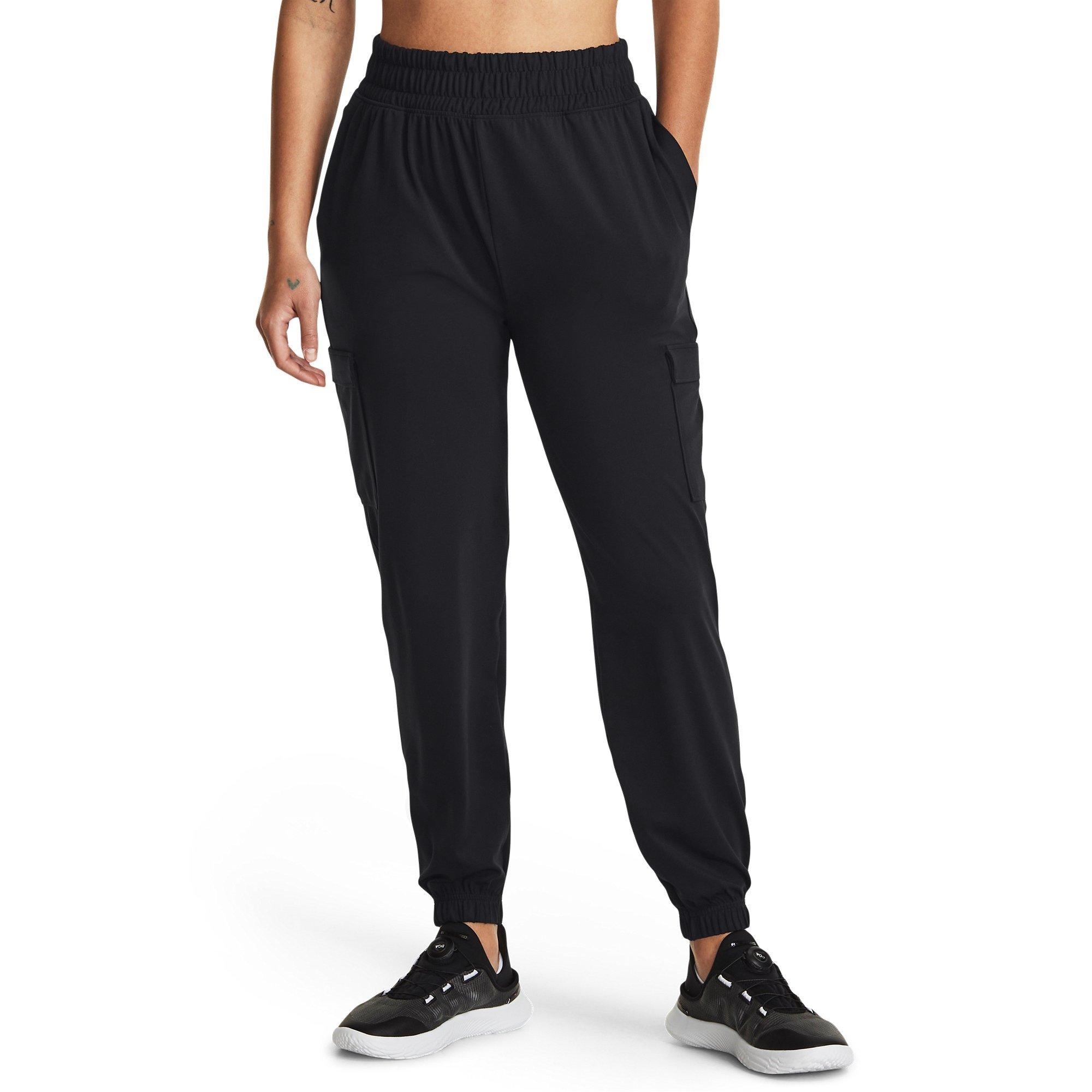 Black - Under Armour - Cargo Performance Fleece Tracksuit Bottom - 3