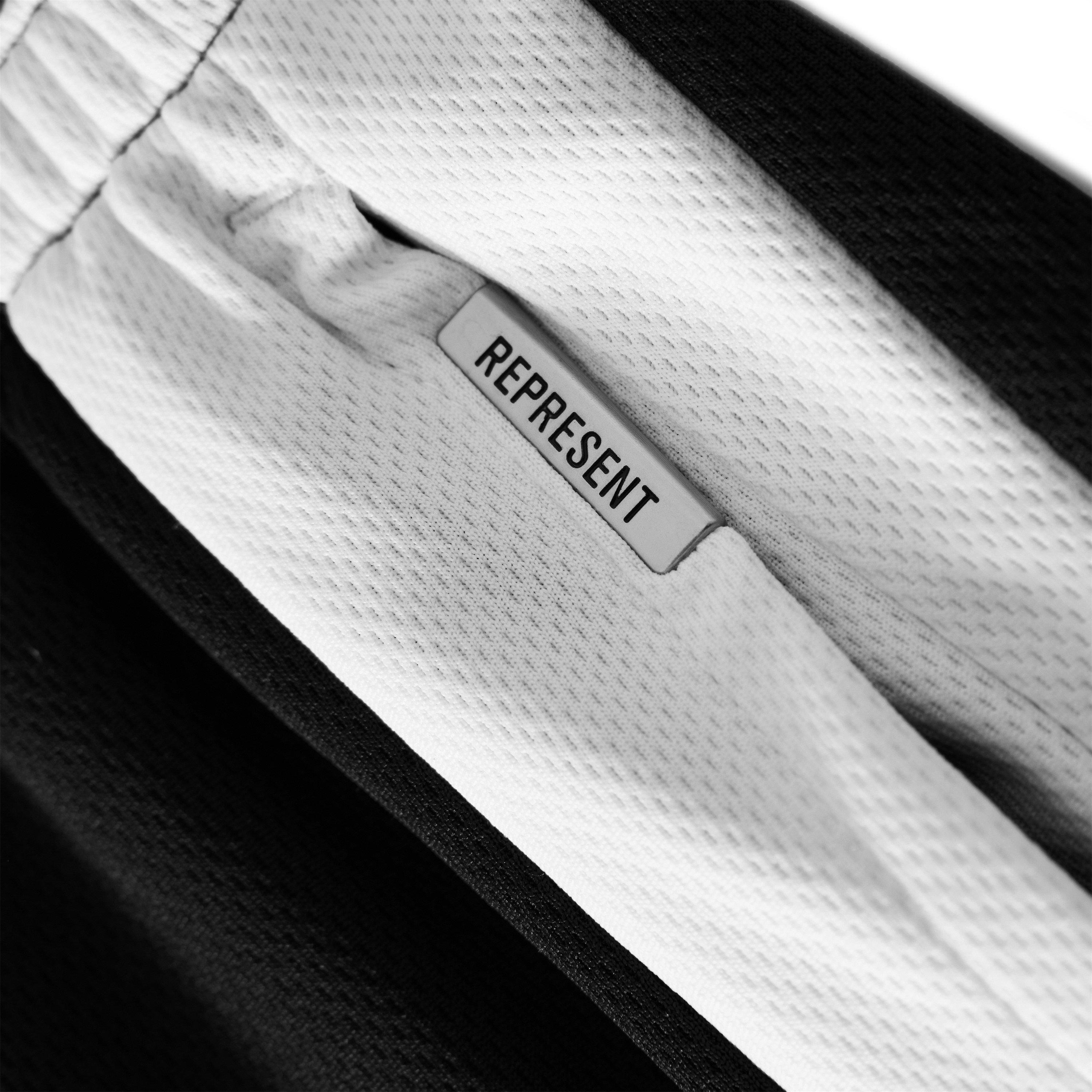 Jet Black - Represent - Mens Star Football Shorts - 3