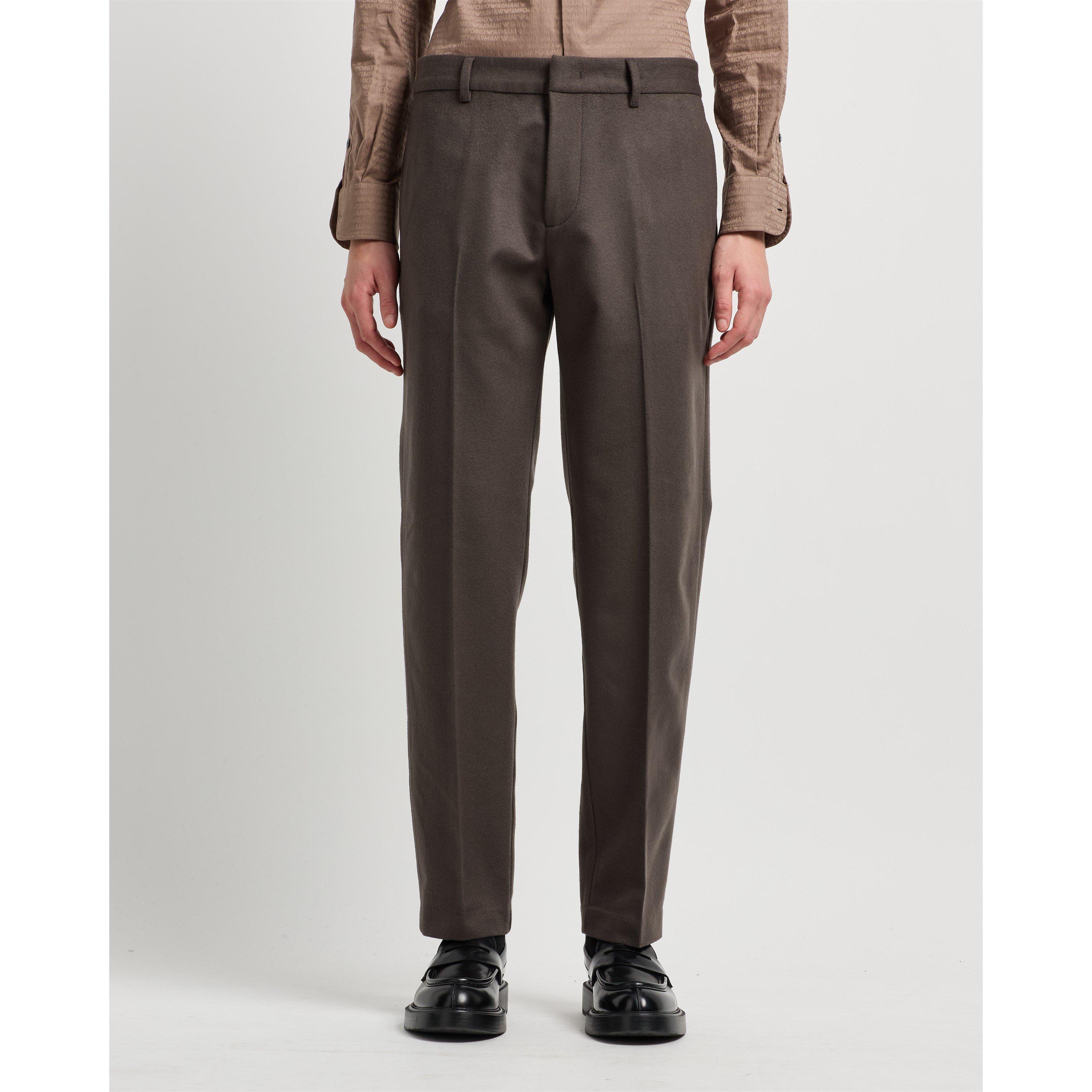 Brown U8112 - Emporio Armani - Men's Slim Fit Tailored Trouser - 1