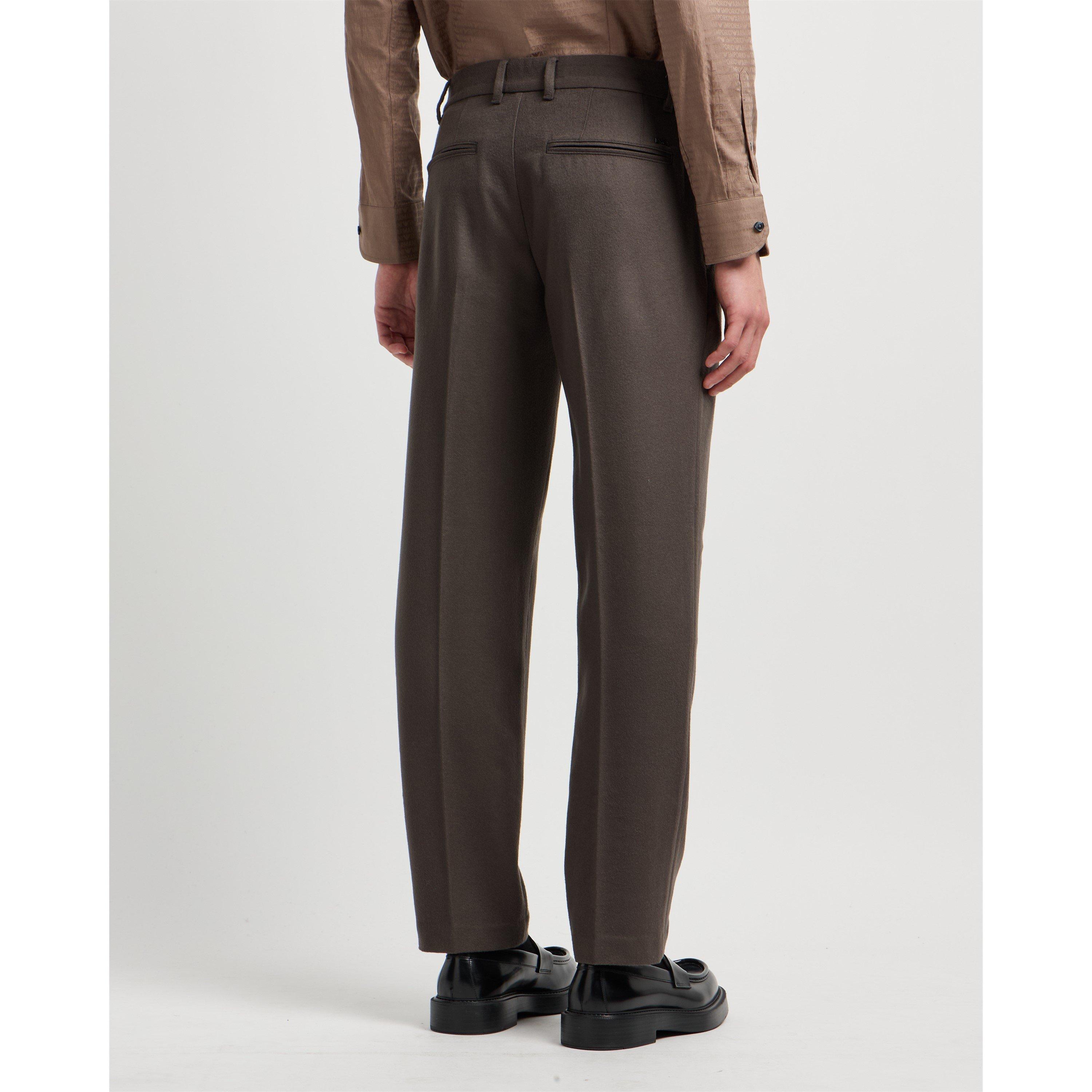 Brown U8112 - Emporio Armani - Men's Tailored Trouser - 2