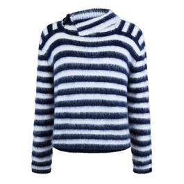 Jacquemus Le Pull Marina Asymmetric-Collar Knit Jumper