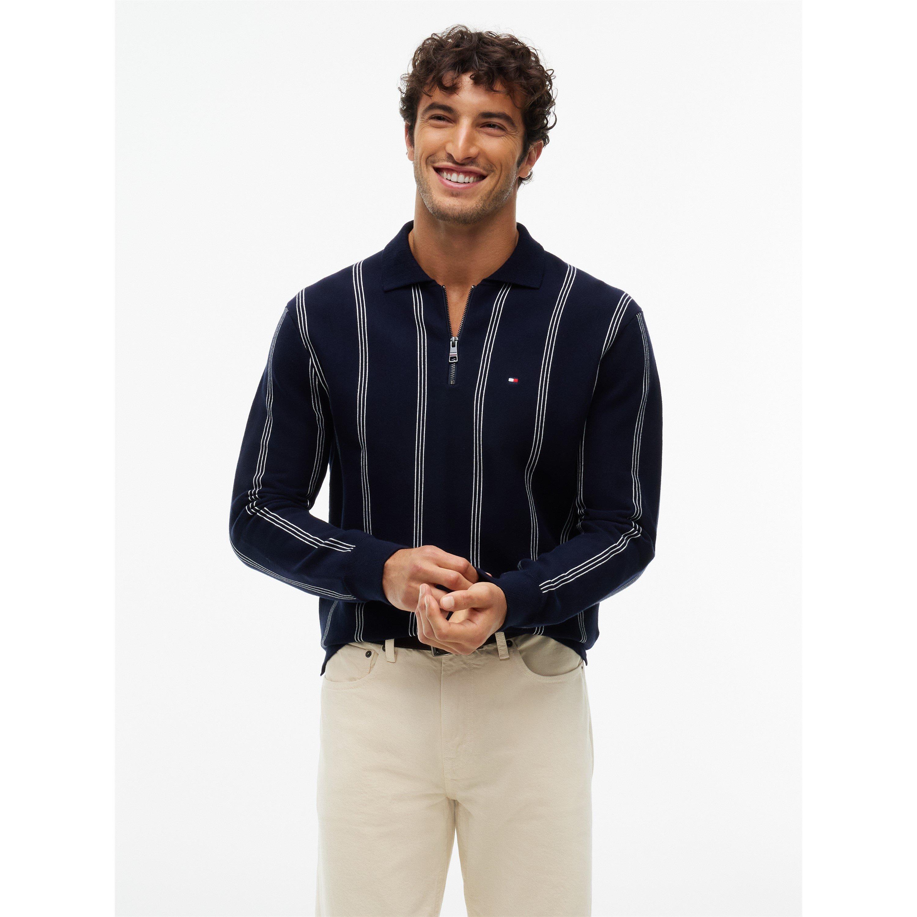 Navy Blue/Ivory - Tommy Hilfiger - Tommy Full Milano Zp Sn71 - 2
