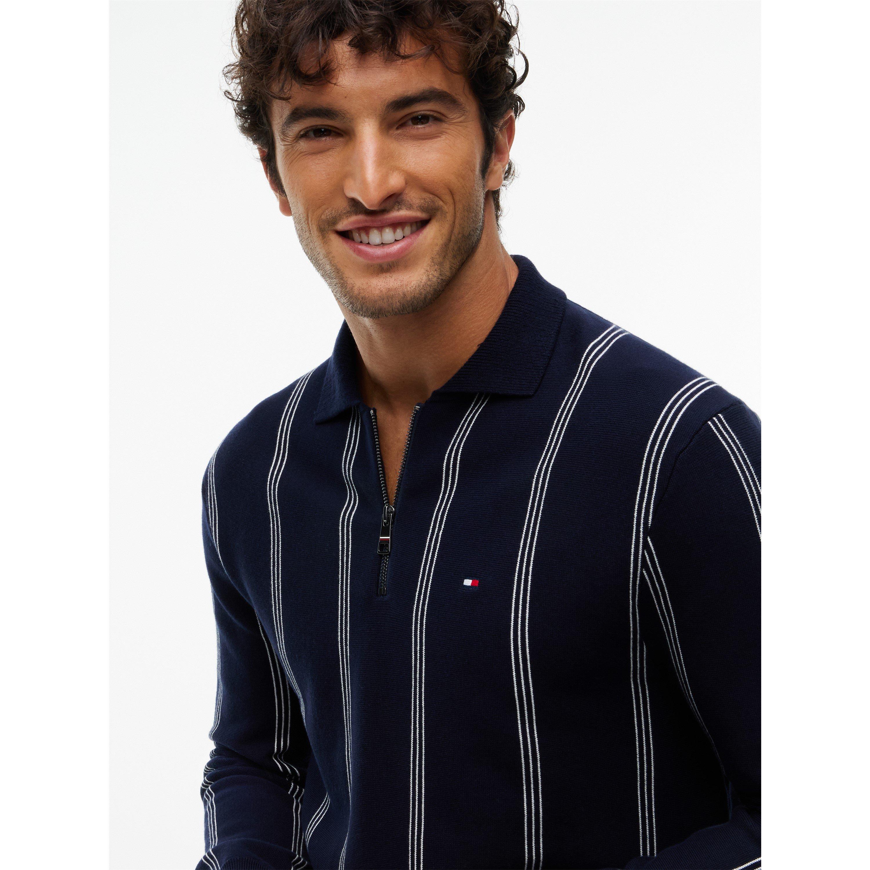 Navy Blue/Ivory - Tommy Hilfiger - Tommy Full Milano Zp Sn71 - 3