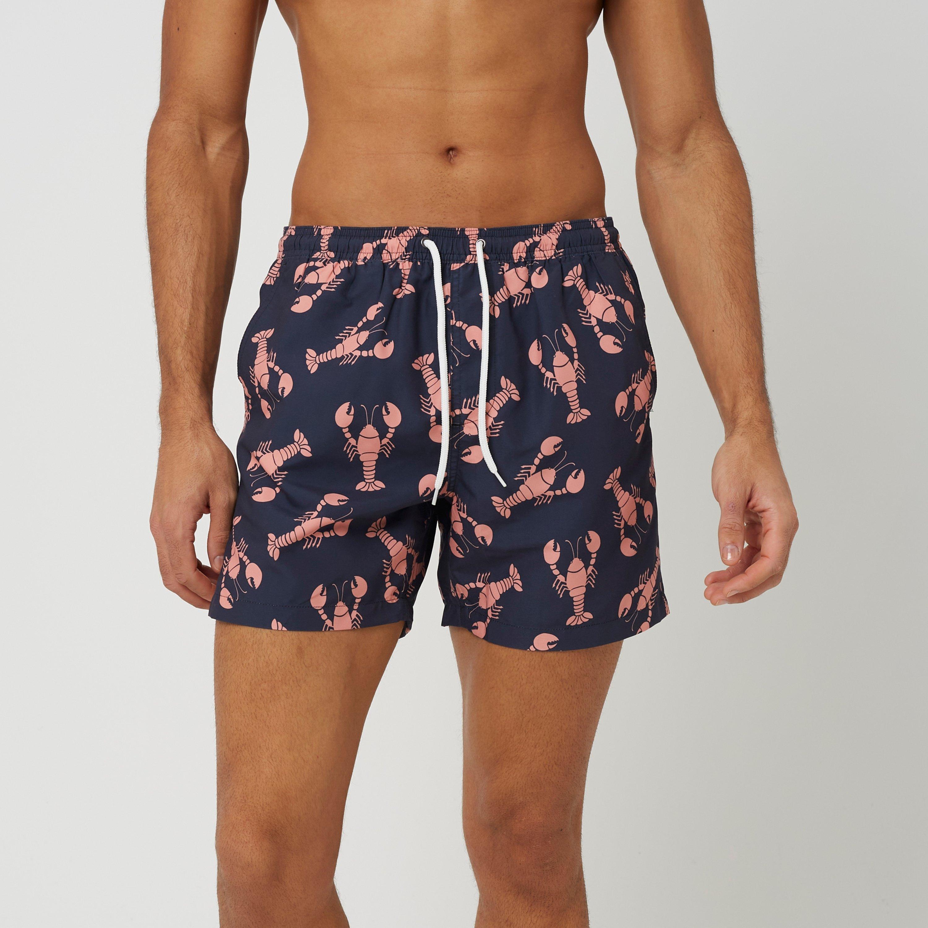 Navy/ Coral - Brave Soul - BS Lobster Printed S Sn63 - 1