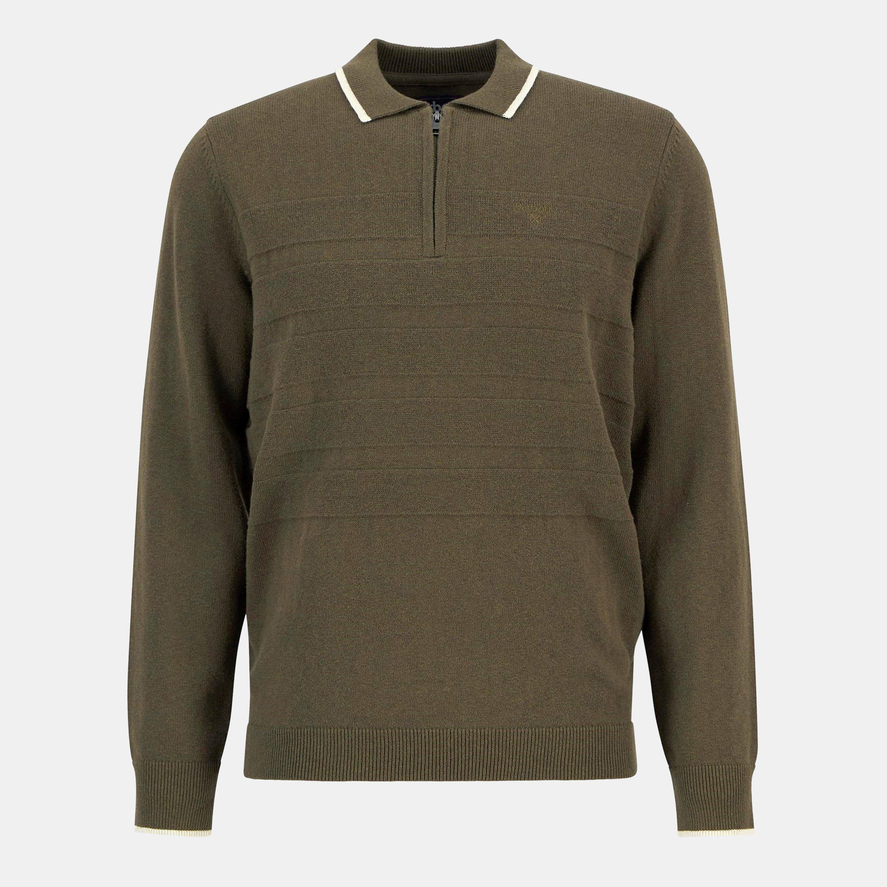 Barbour Men's Fenhill Polo Shirt - Mid Olive - M