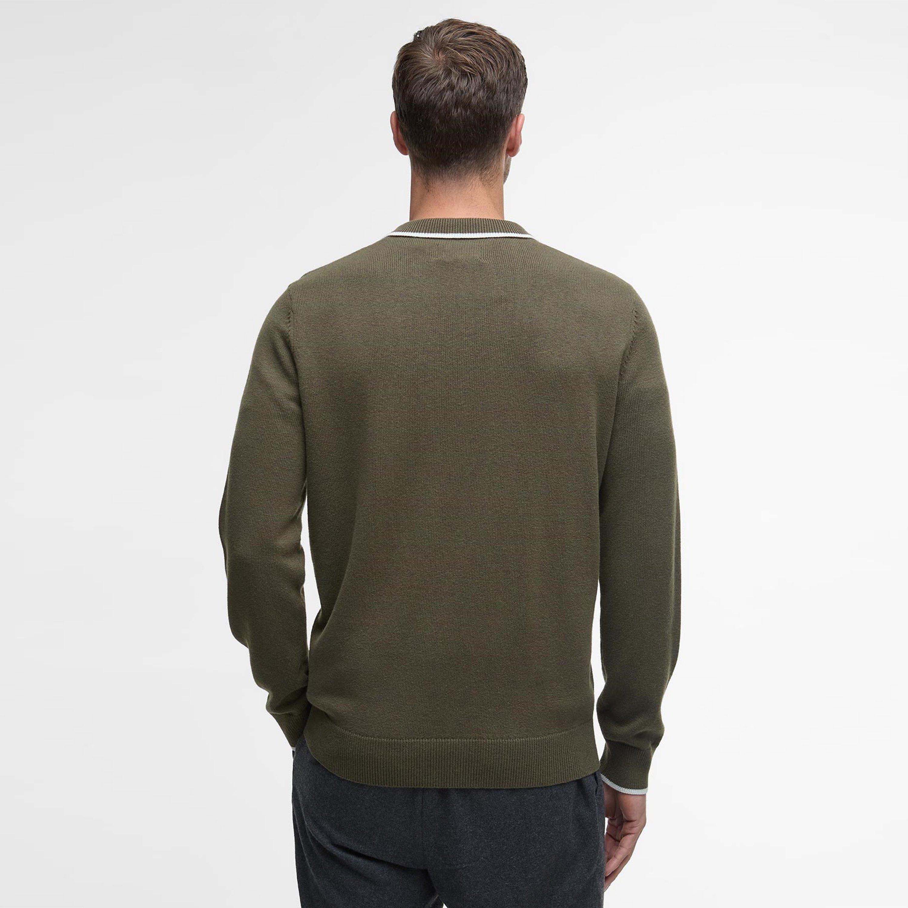 Mid Olive - Barbour - Mens Fenhill Polo Shirt - 3