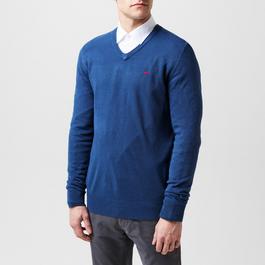 Lee Cooper Long sleeve V Neck Jumper