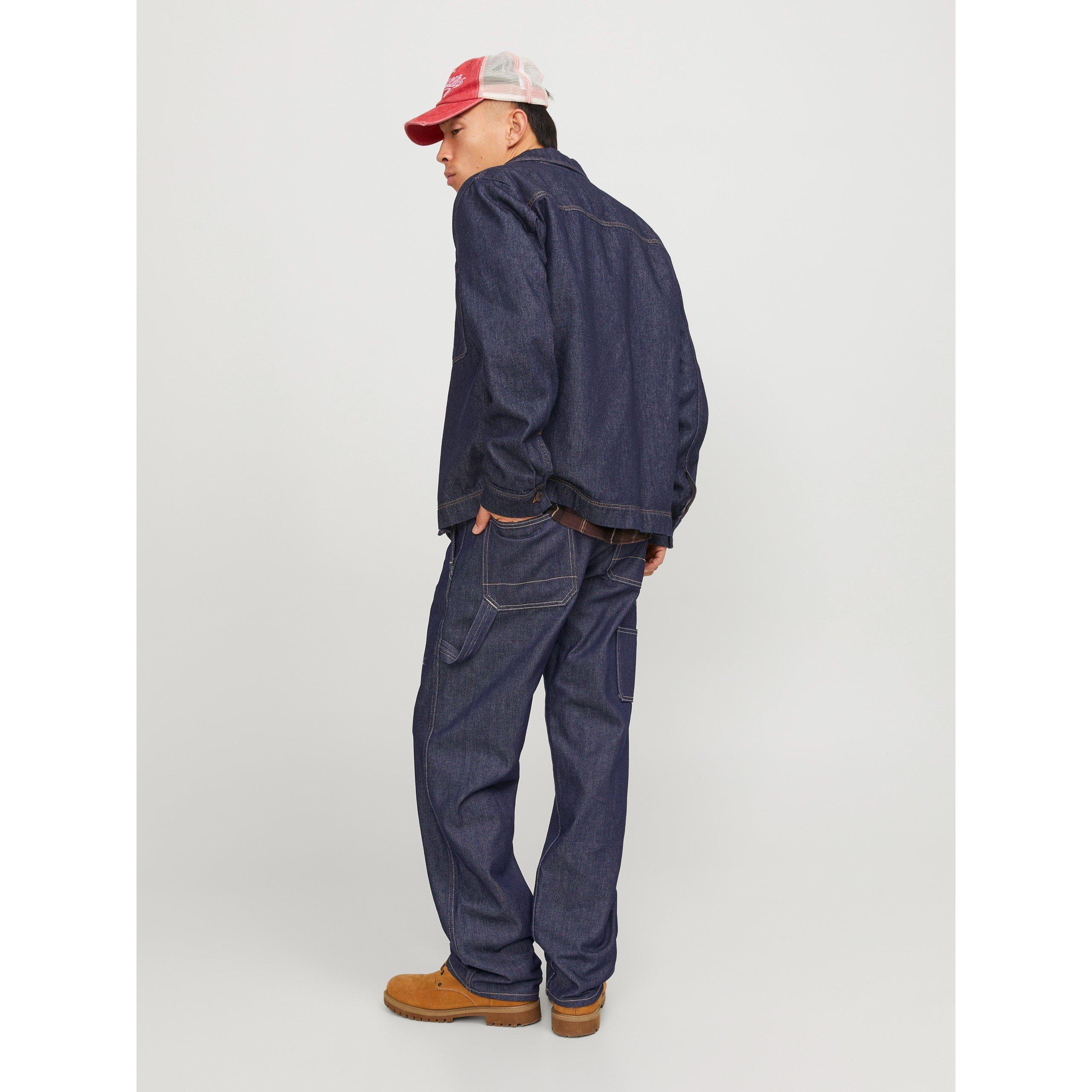 Blå Denim - Jack and Jones - Carpenter Cargo Jeans - 4