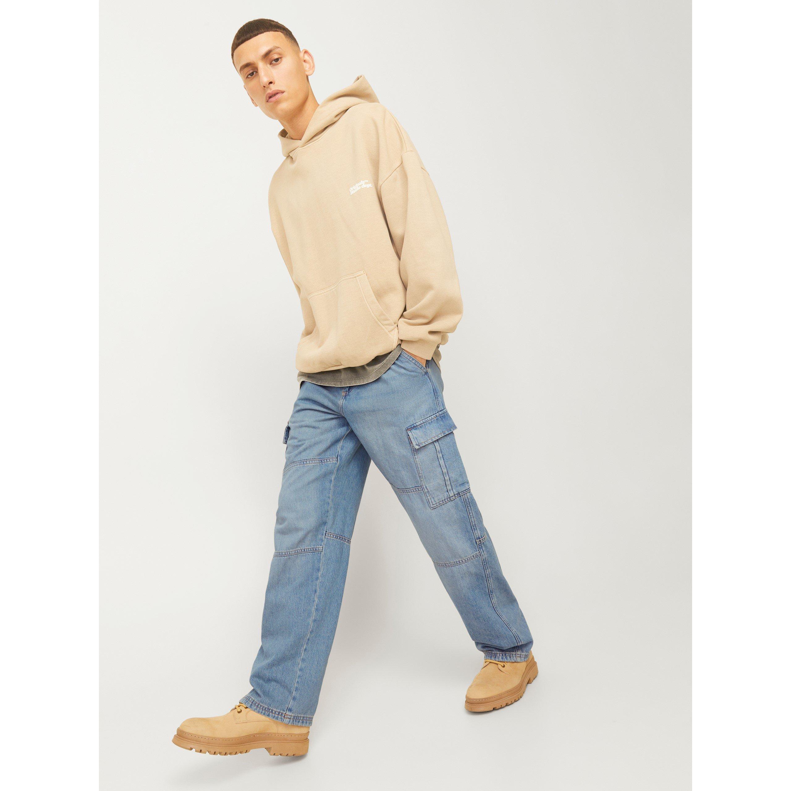 Blå Denim - Jack and Jones - Eddie Wide Leg Jeans - 3