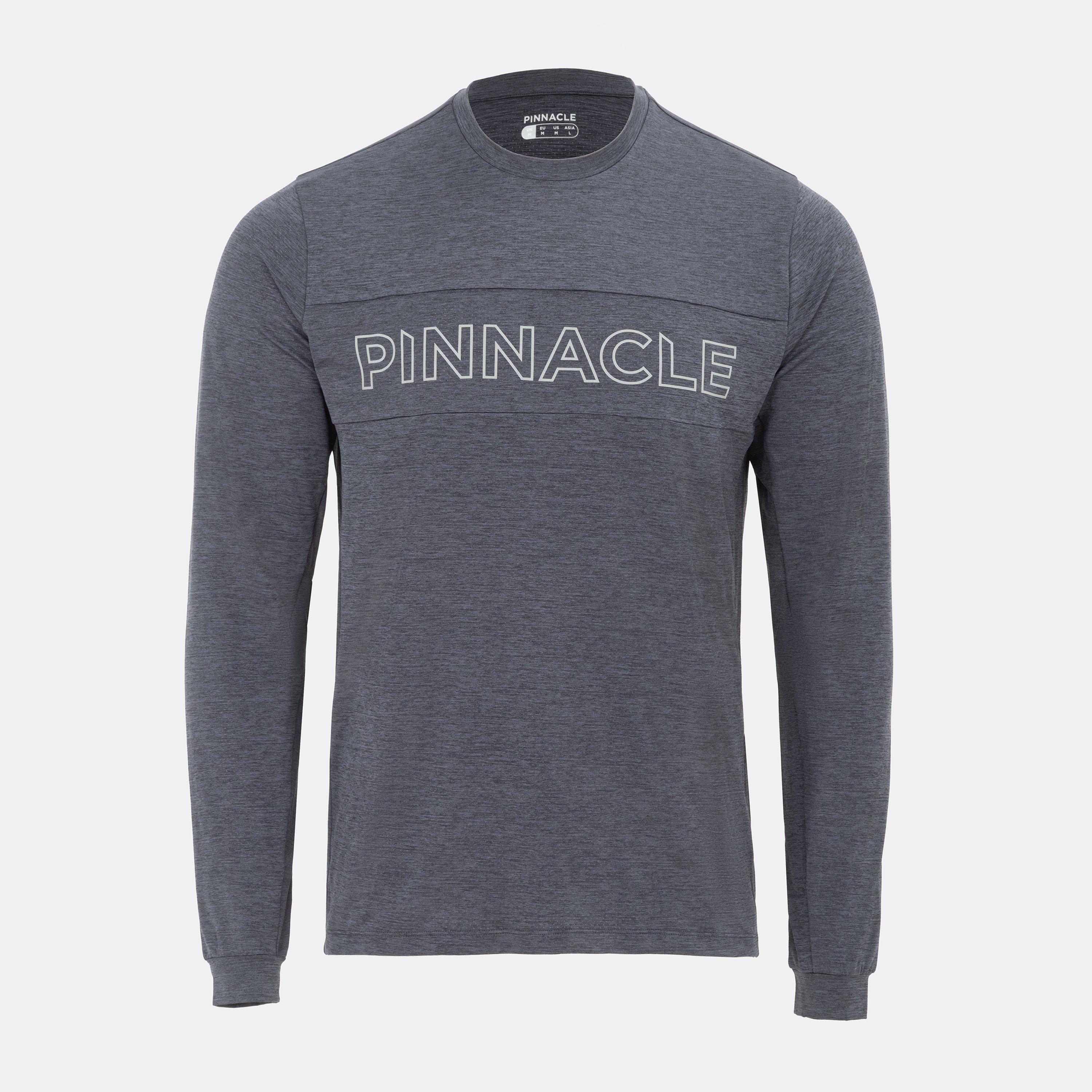 Black - Pinnacle - Long Sleeve Tech Tee Mens - 1