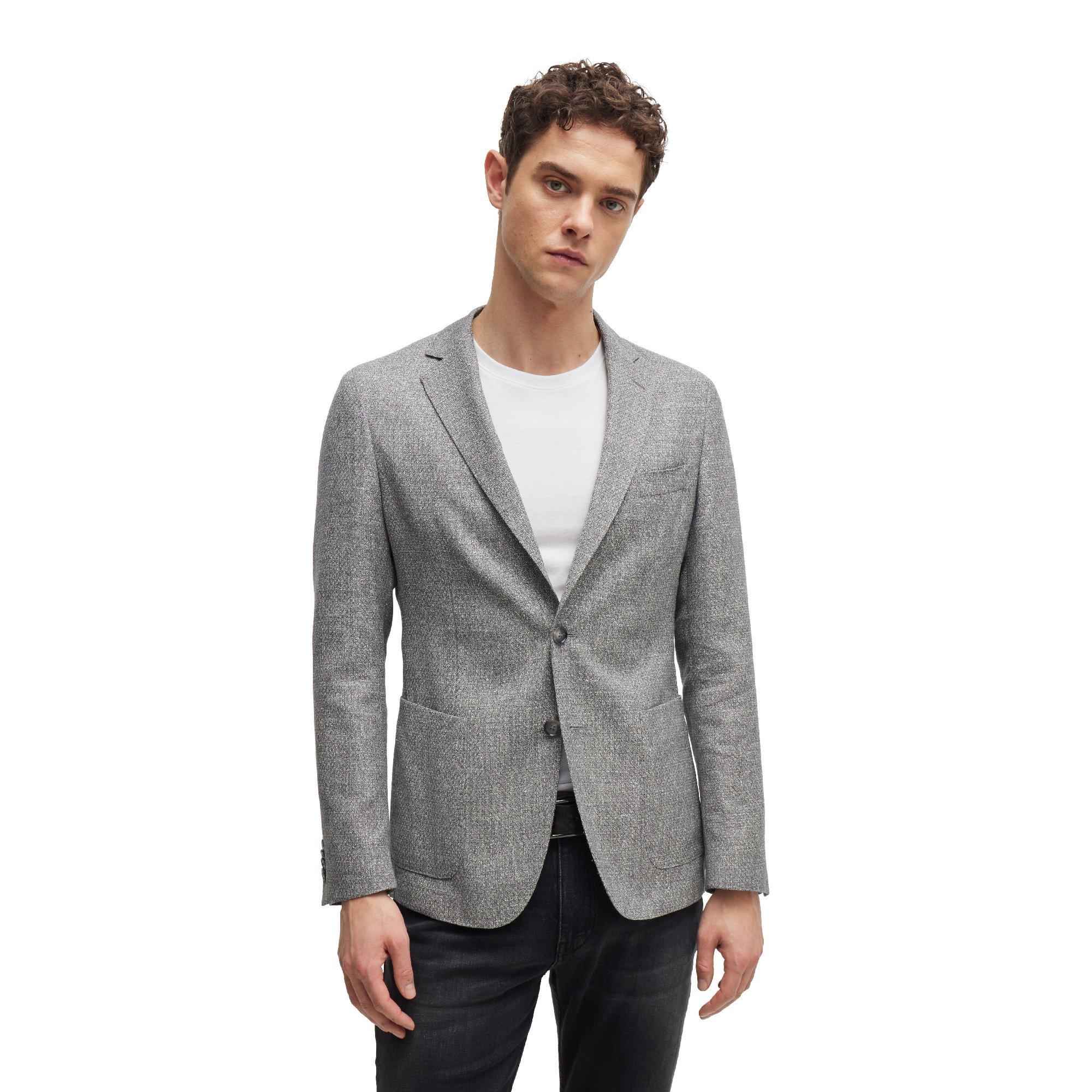 Silver - Boss - Men's C Hanry Formal Jacket - 1