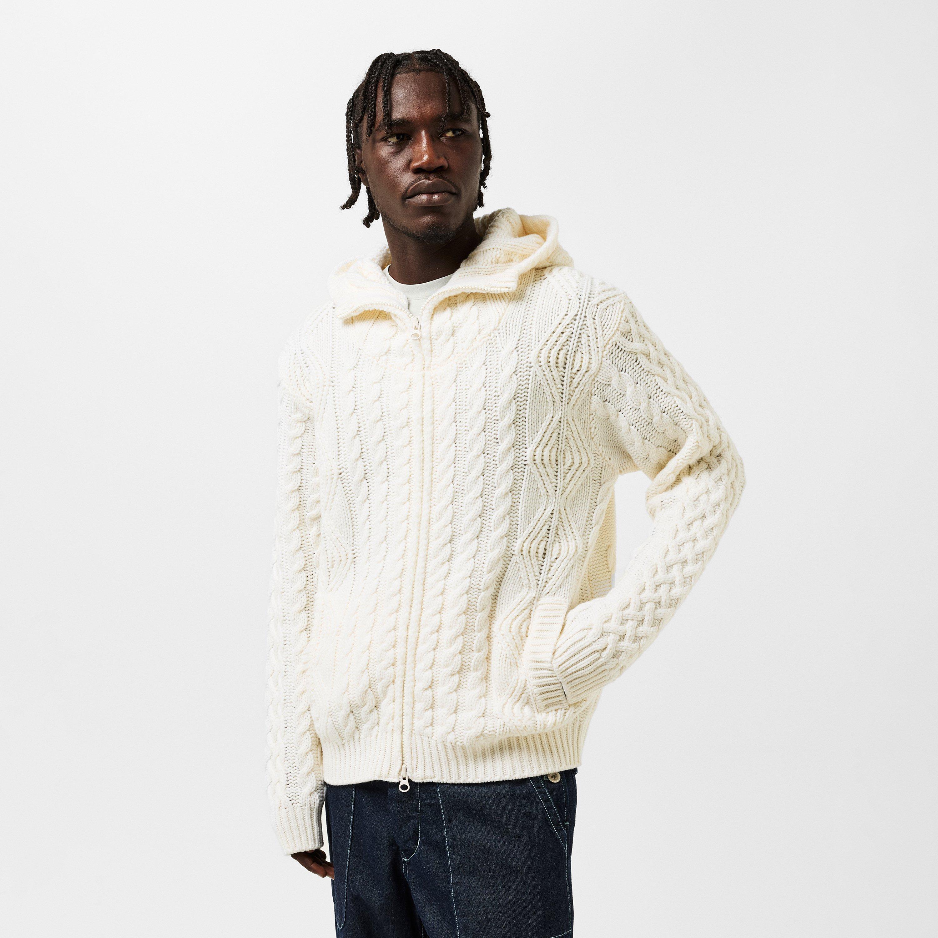 Gauze White 103 - CP Company - Men's Hooded Cardigan - 3