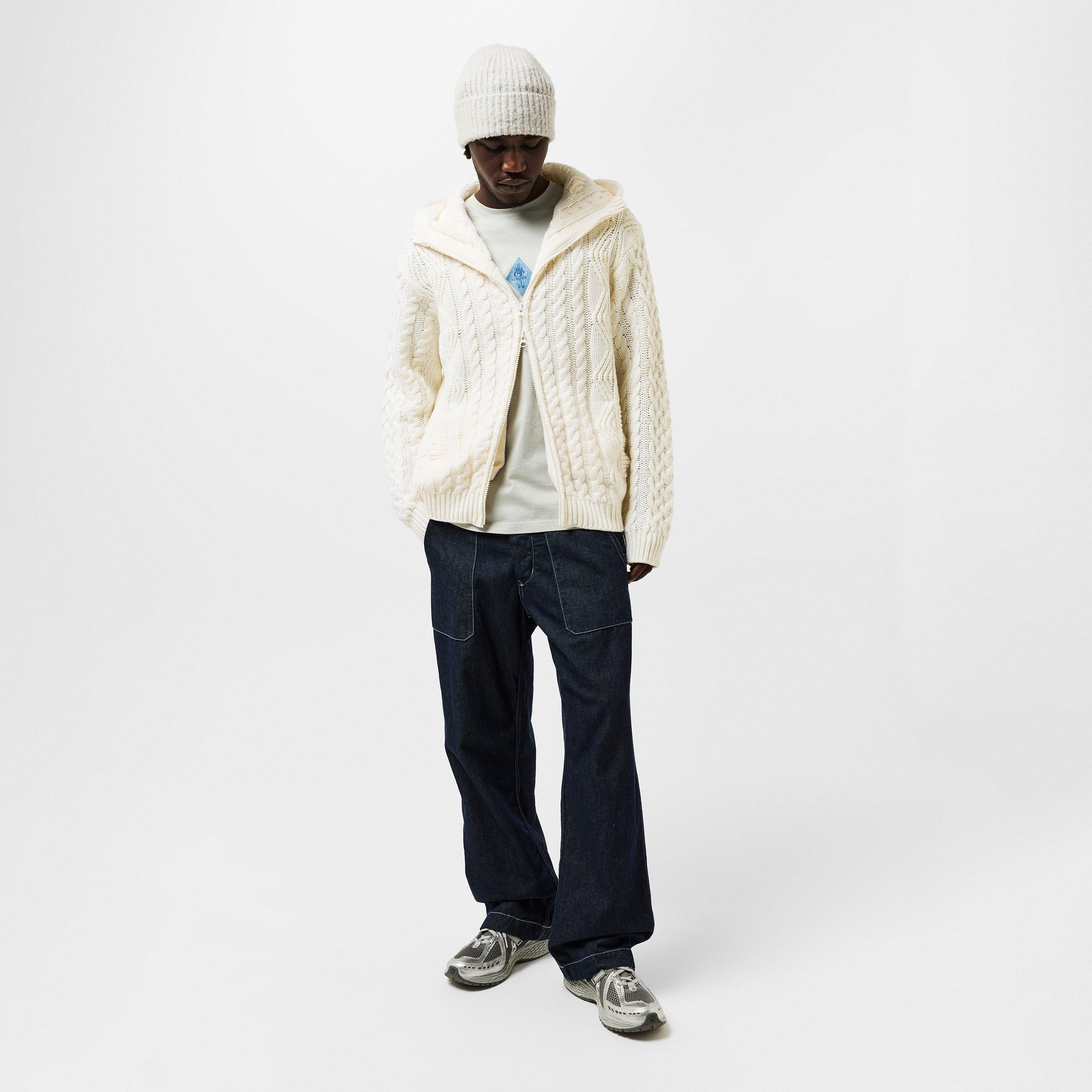 Gauze White 103 - CP Company - Men's Hooded Cardigan - 6