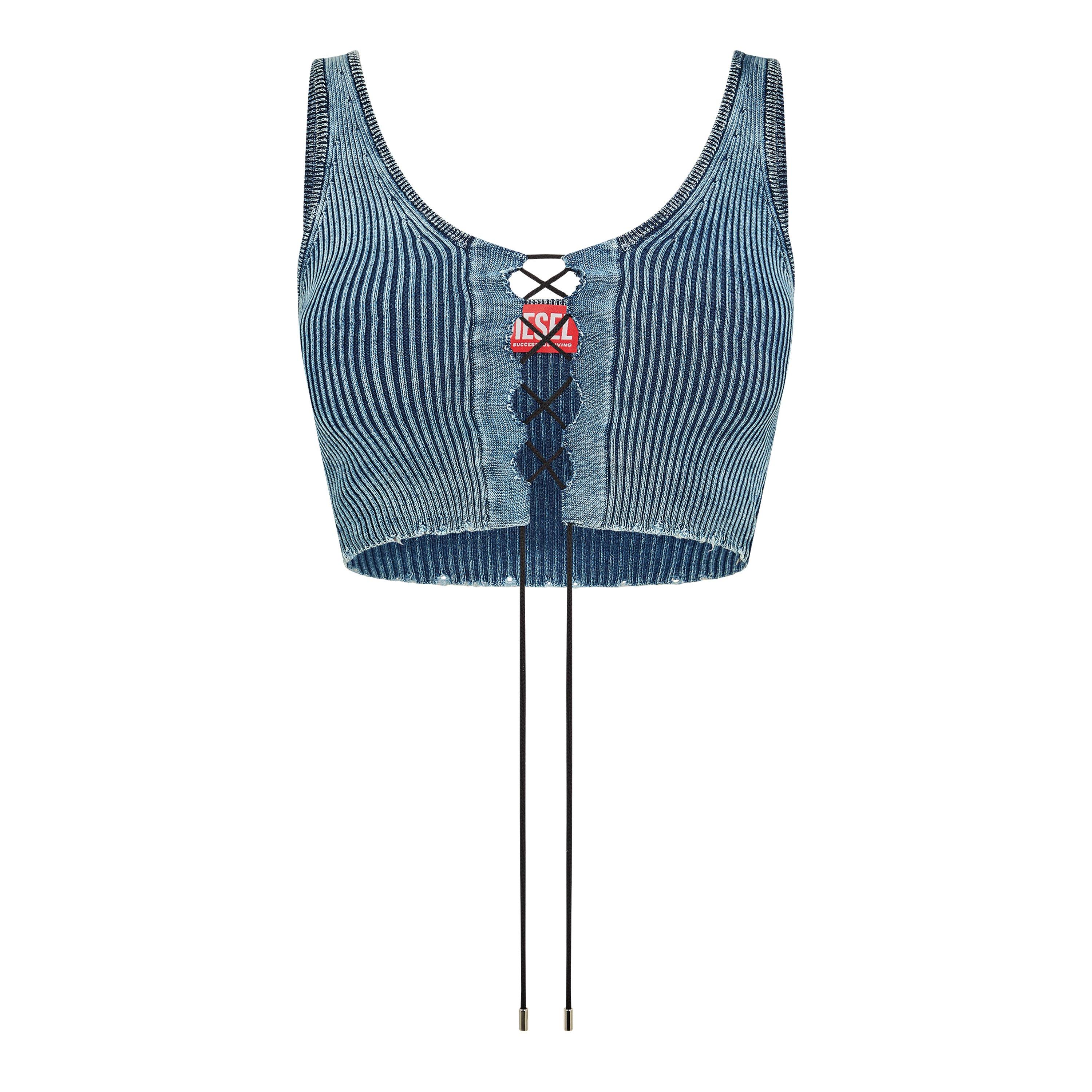 Diesel Women's Adone Maglia Knitted Top - Blue - 14