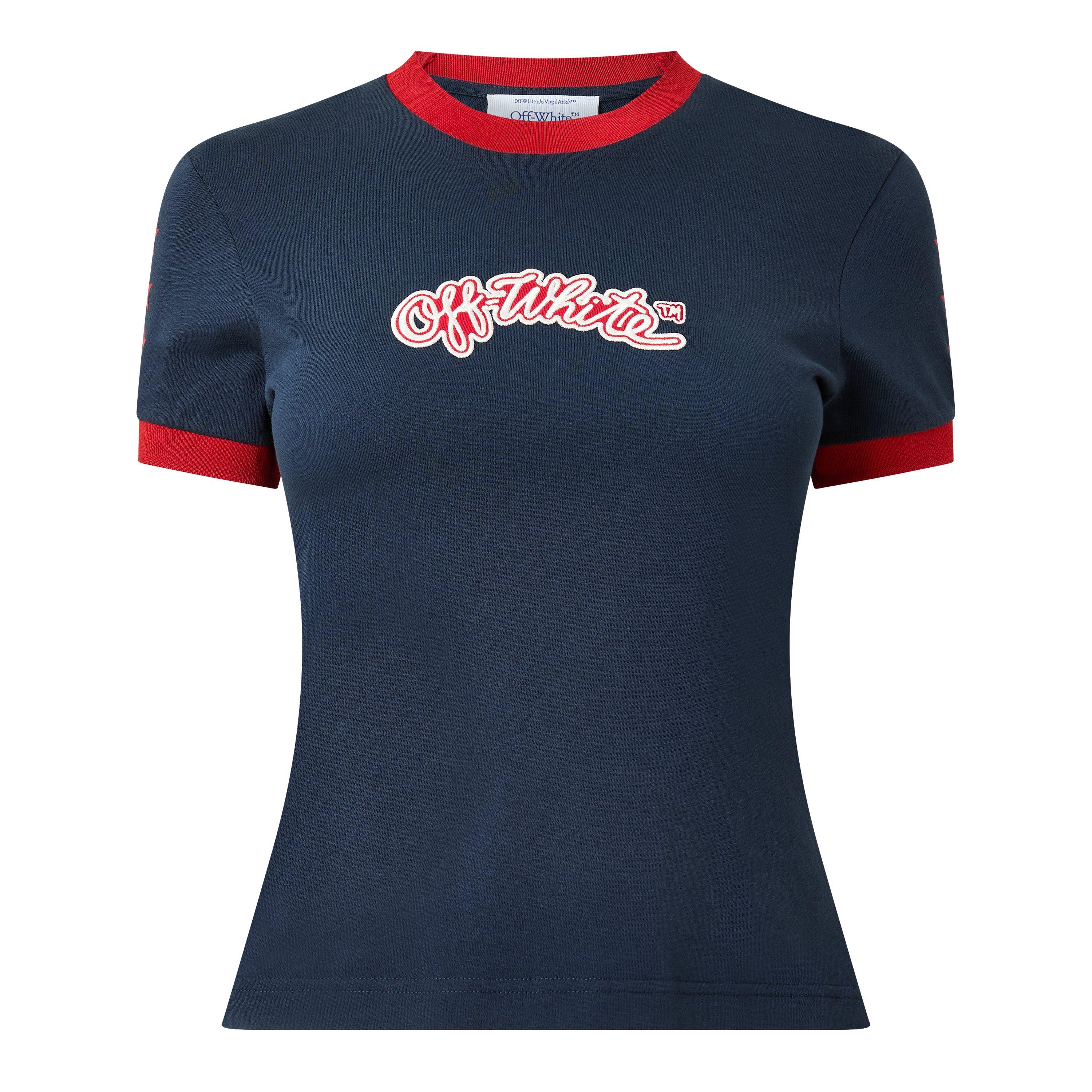 Dark Saphire - Off White - Off Star Tee Ld63 - 1