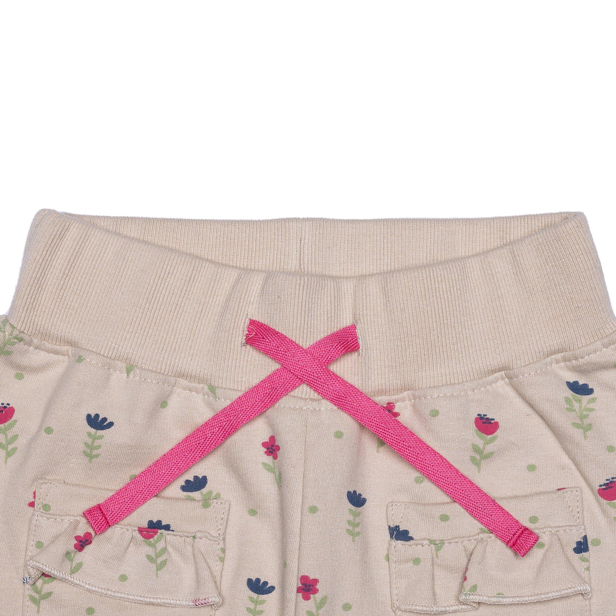 Roze - Lilly and Sid - Floral Closed Hem Fleece Joggers - 2