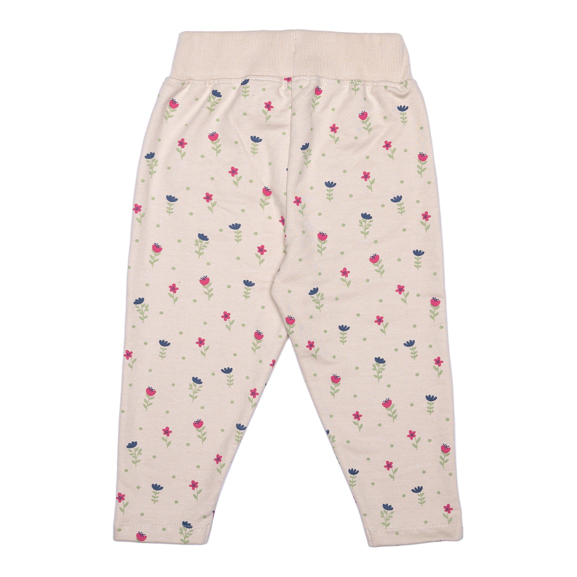 Roze - Lilly and Sid - Floral Closed Hem Fleece Joggers - 3