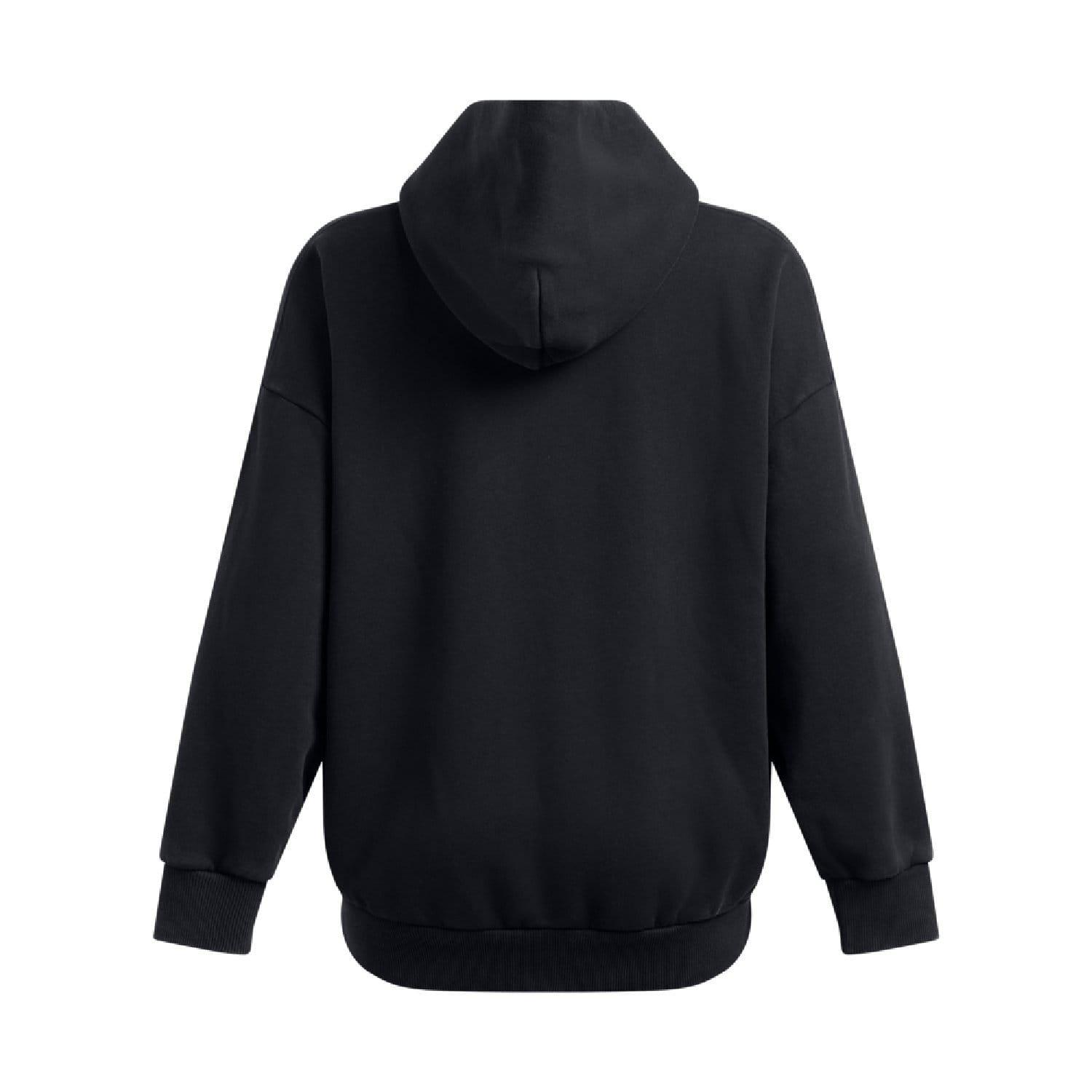 Black - Under Armour - Icon Heavyweight Oversized Hoodie - 4