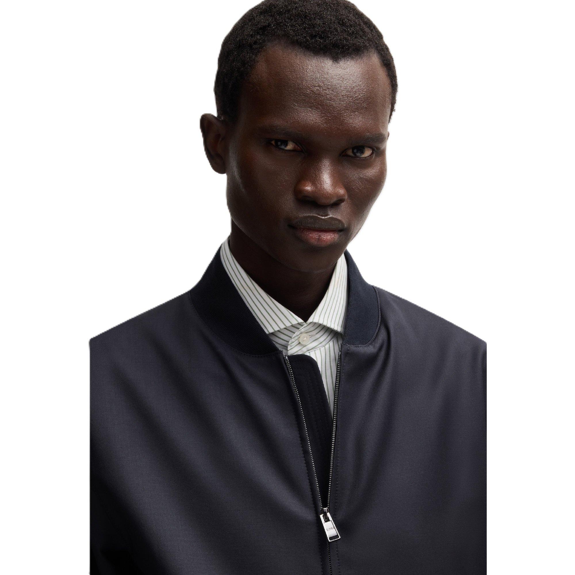 Dark Blue - Boss - Men's Formal Jacket - 3