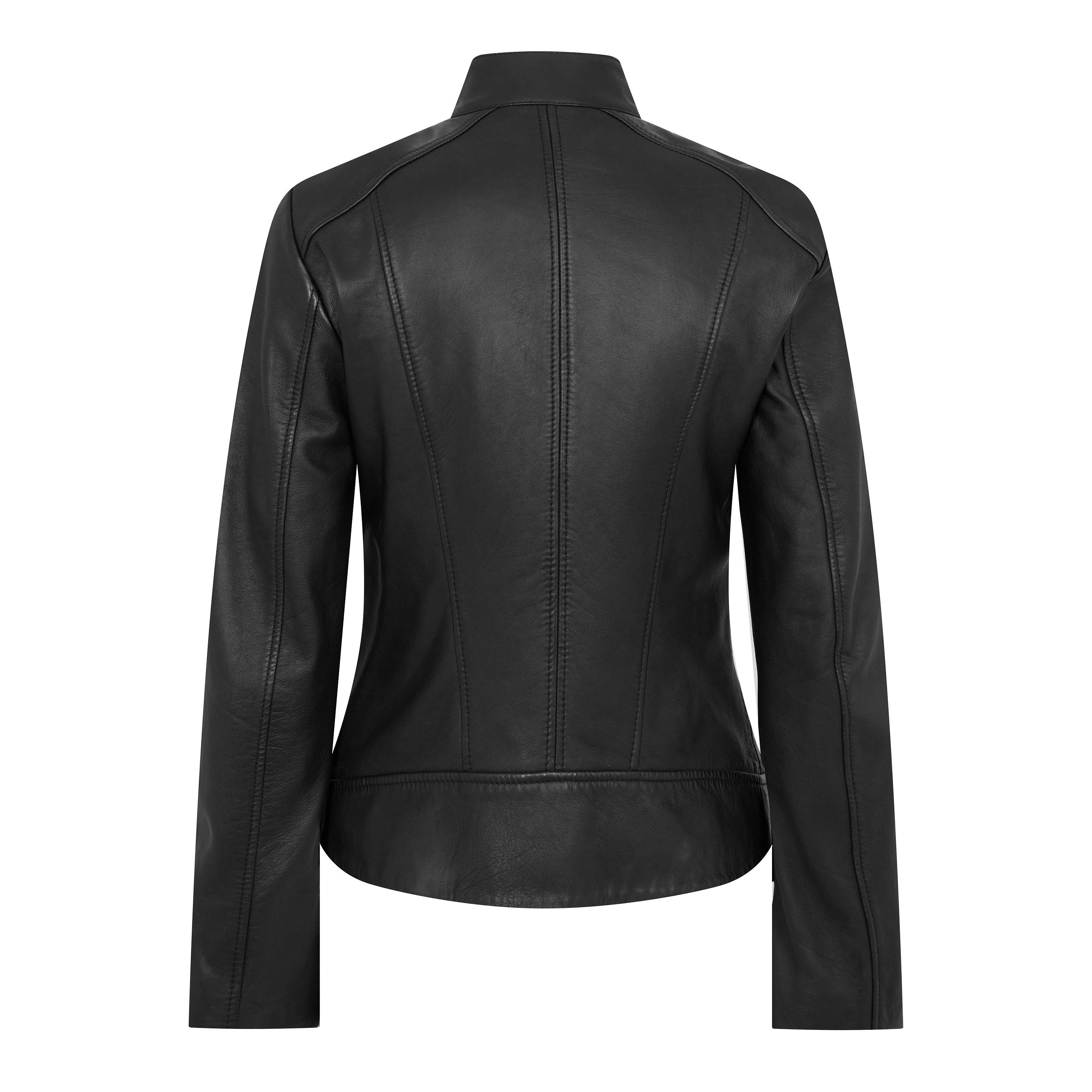 Black - Boss - Women's C Sabella Leather Shorts - 2