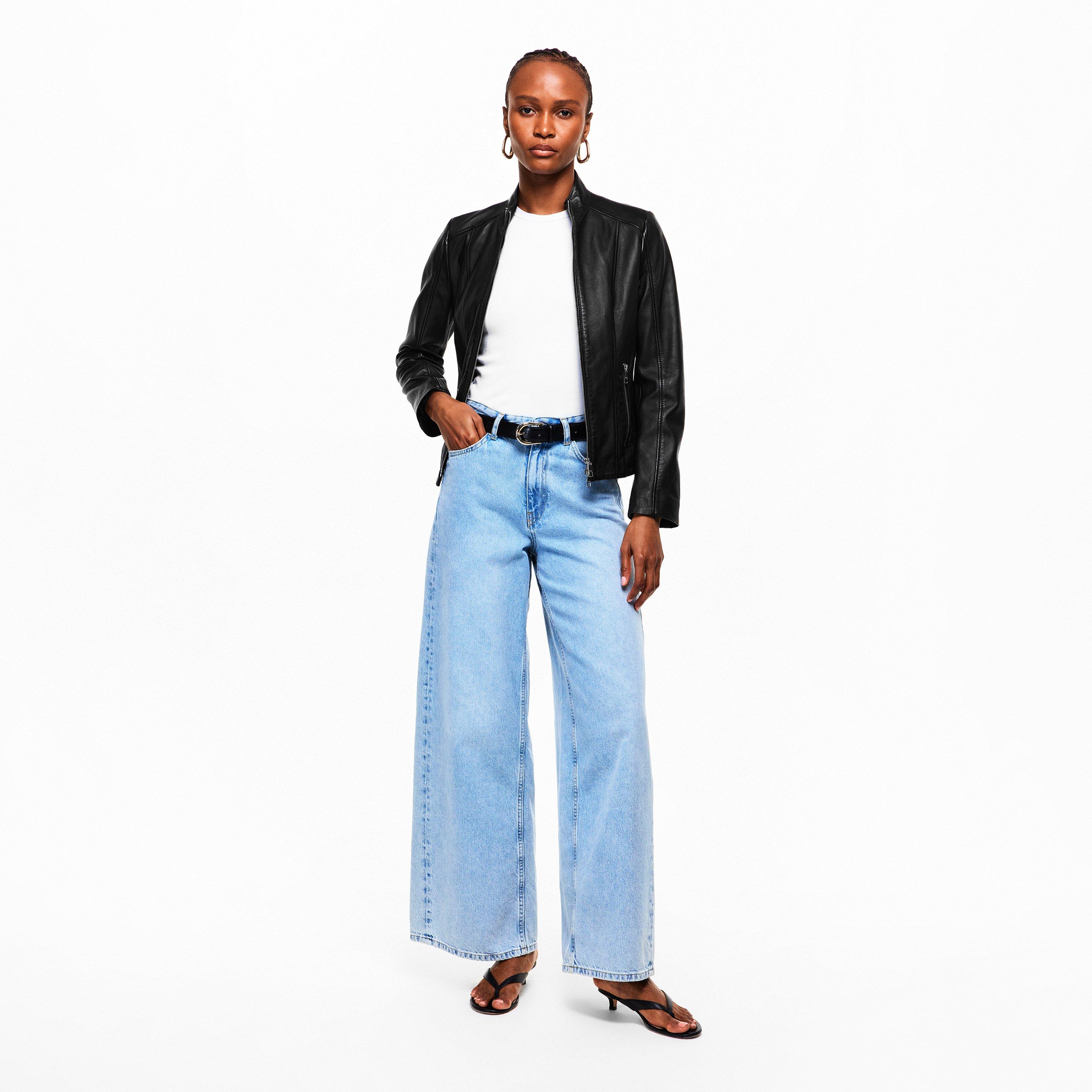 Black - Boss - Women's C Sabella Leather Shorts - 6