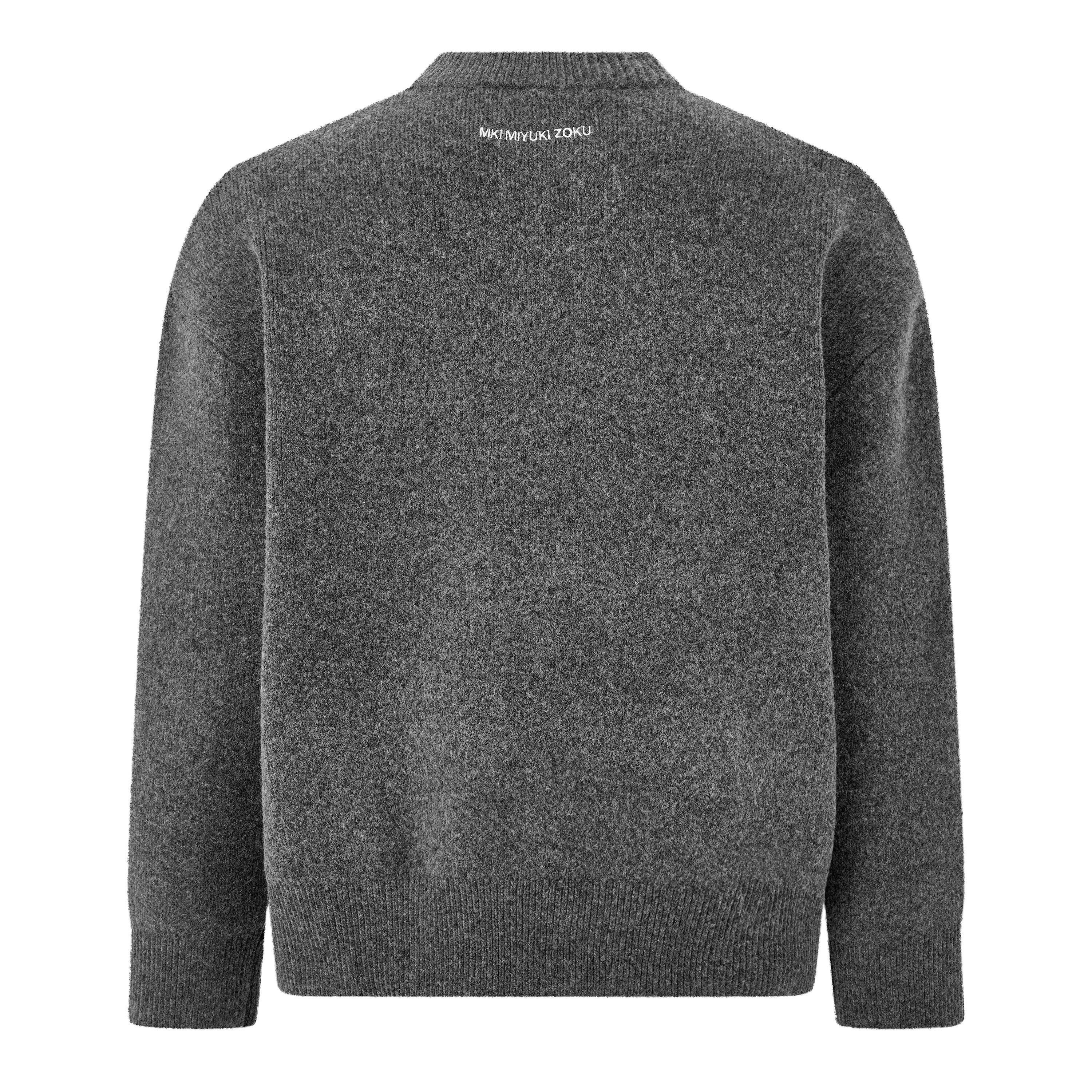 Charcoal - MKI MIYUKI ZOKU - MKI Double Knit Crew Sn64 - 2