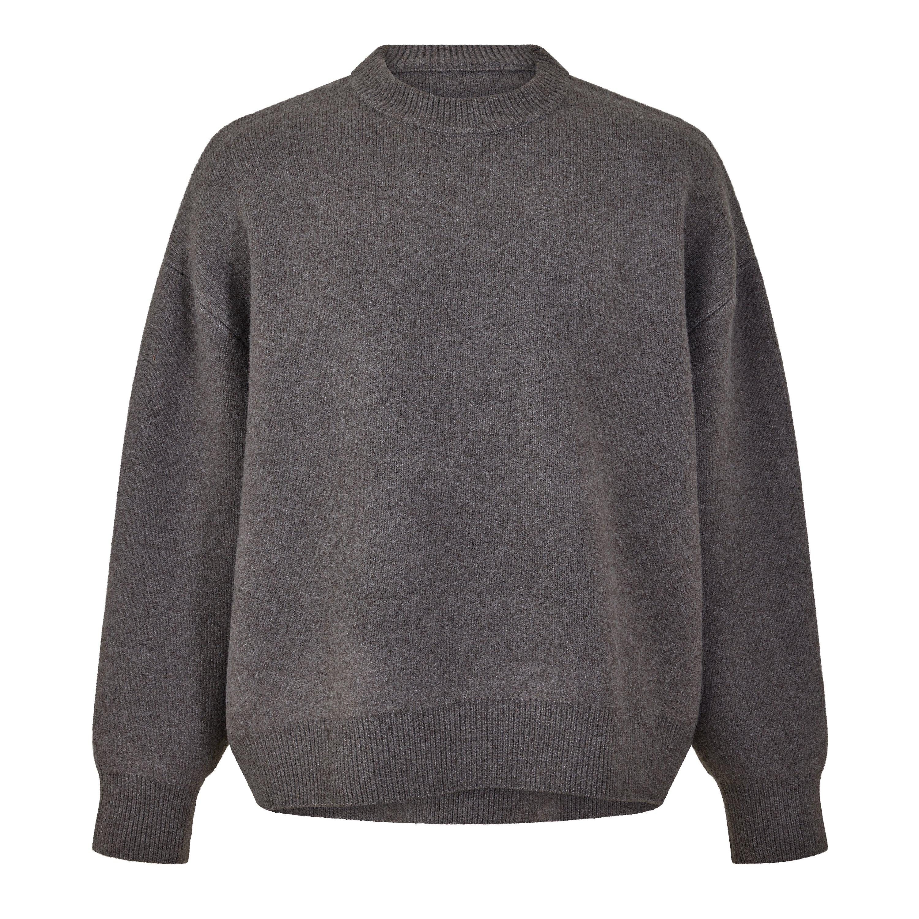 Brown - MKI MIYUKI ZOKU - MKI Double Knit Crew Sn64 - 1