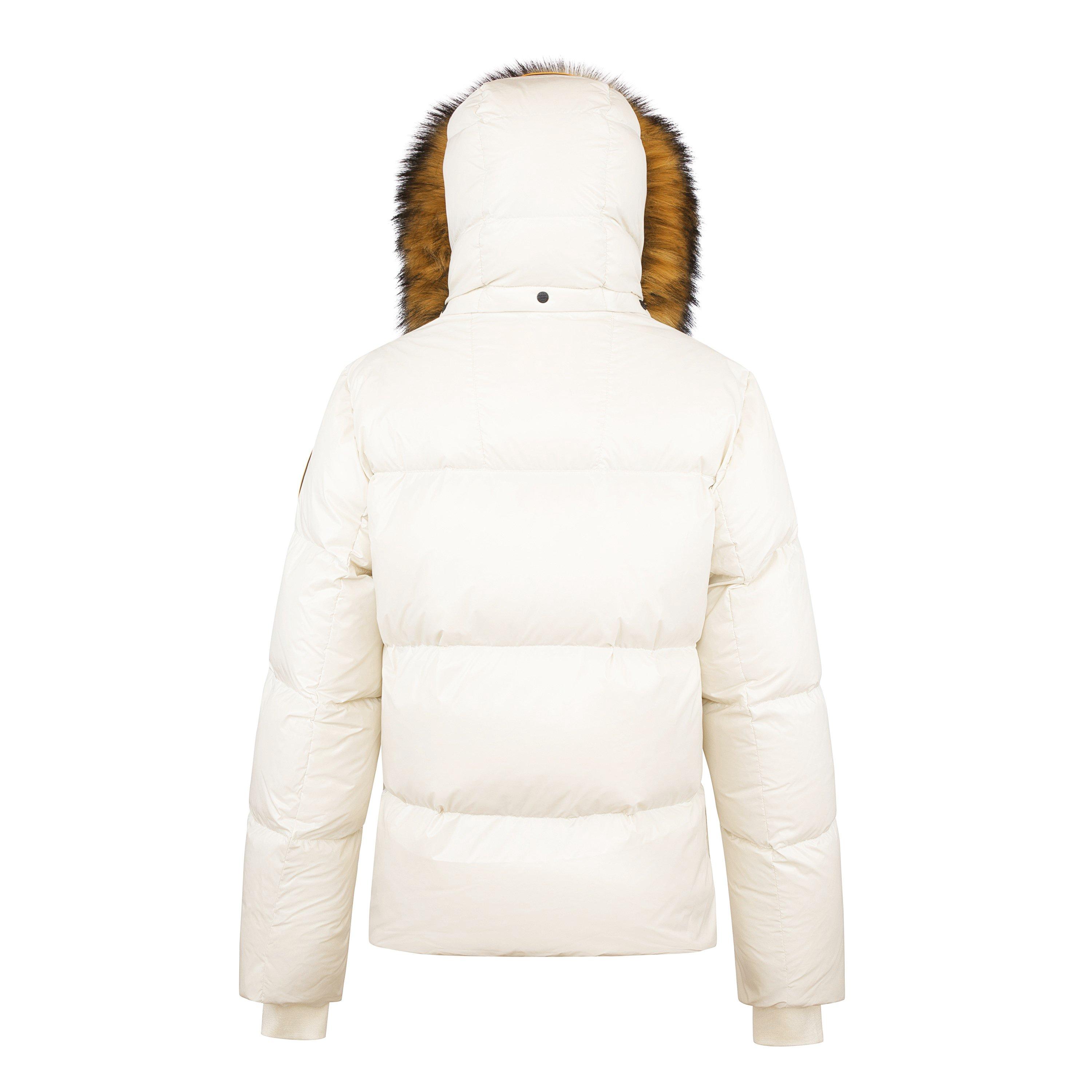 Cream - Arctic Army - Women's Puffer OG Hooded Long Sleeve Short Puffer Jacket - 2