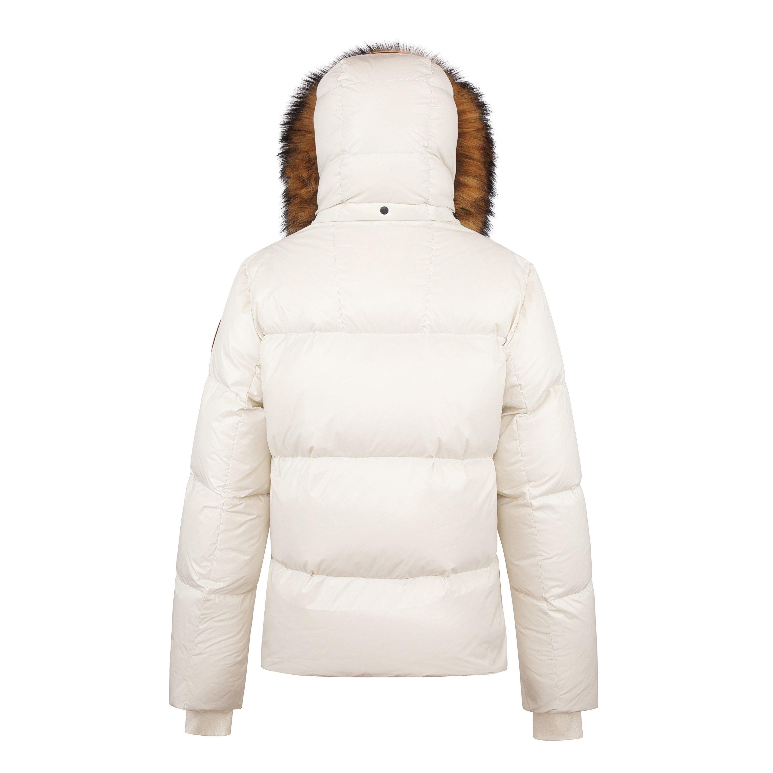 Cream - Arctic Army - Women's Puffer OG Hooded Long Sleeve Short Puffer Jacket - 7