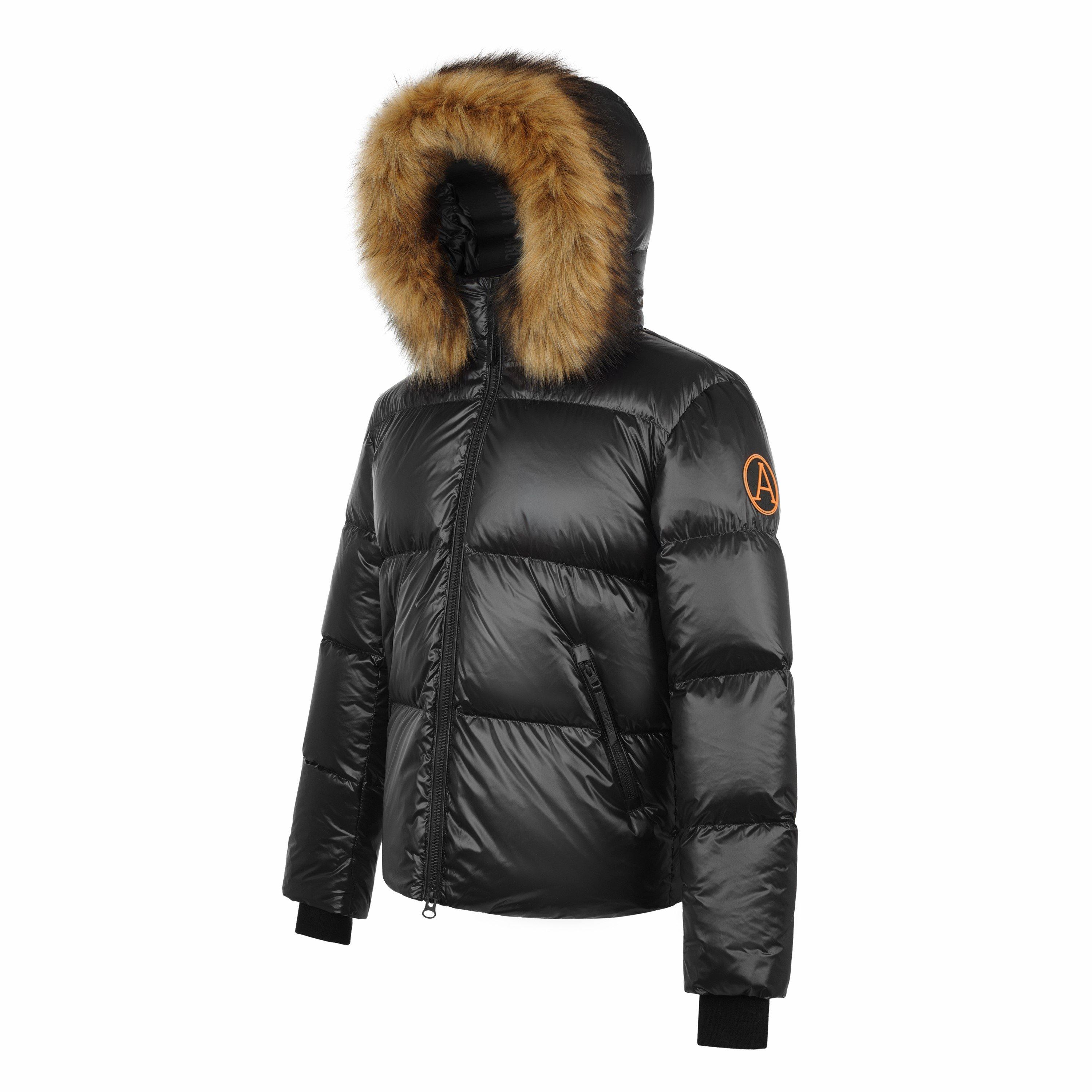 Black - Arctic Army - Men's Puffer OG Hooded Long Sleeve Short Puffer Jacket - 3