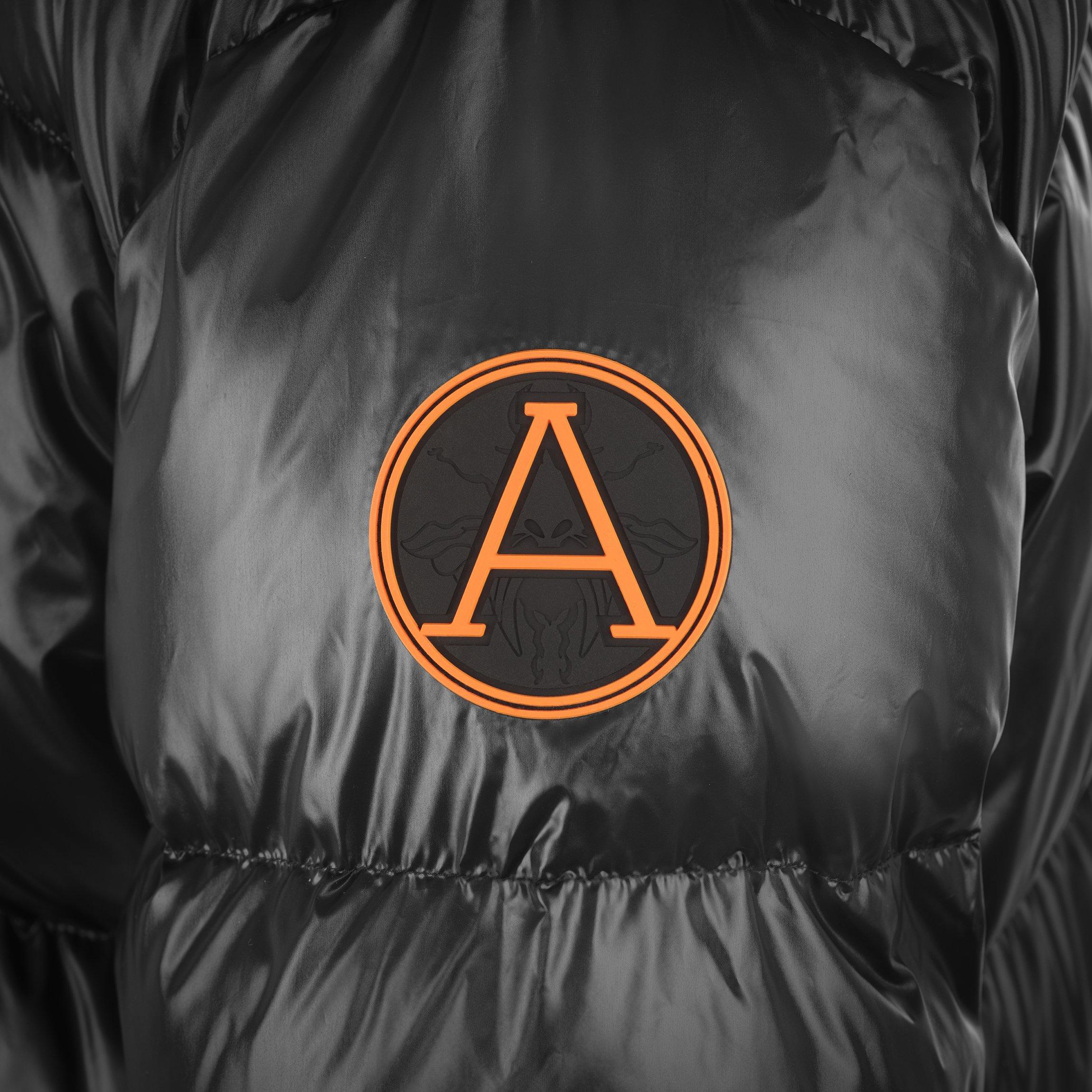 Black - Arctic Army - Men's Puffer OG Hooded Long Sleeve Short Puffer Jacket - 4