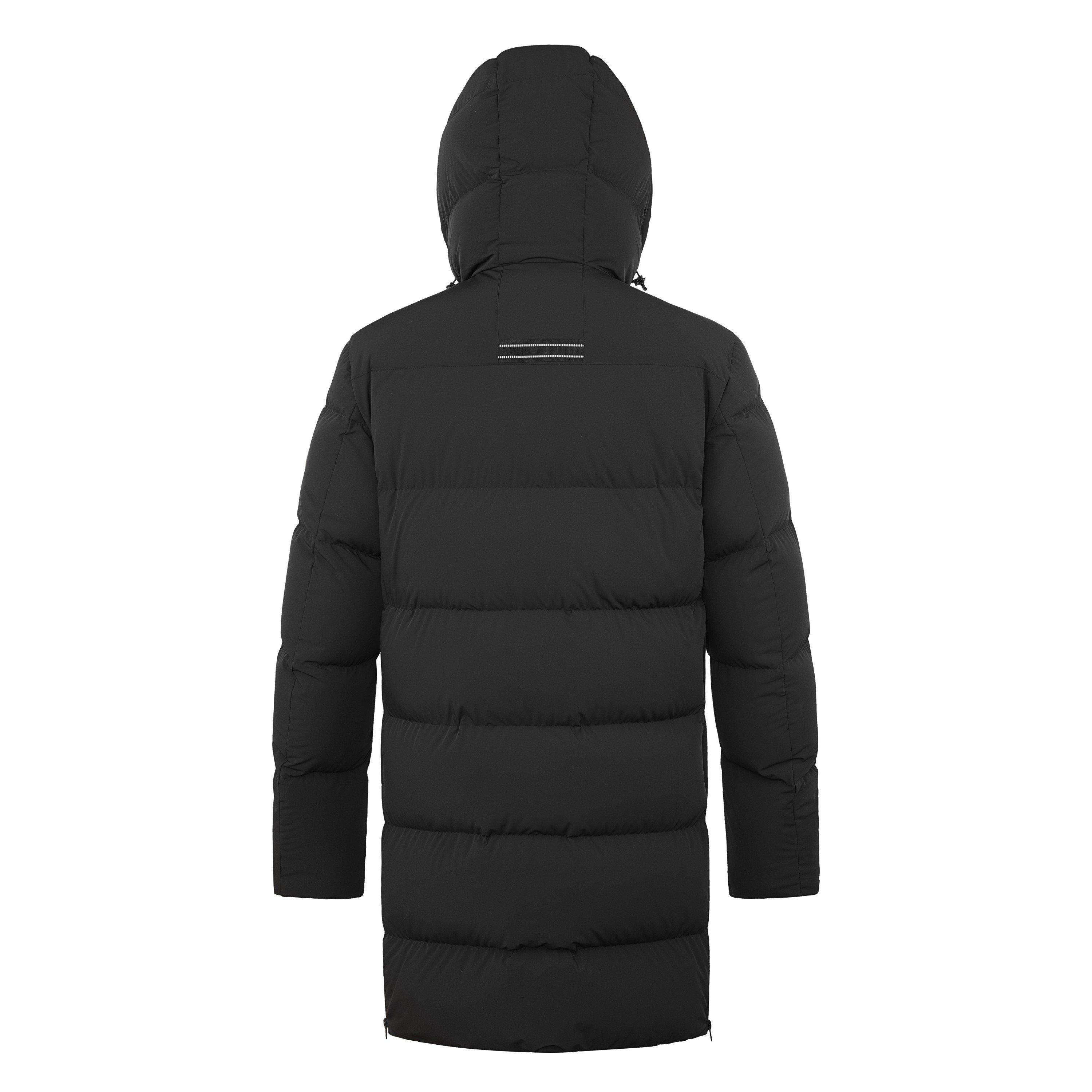 Black - Arctic Army - Men's Orca Down Long Puffer Jacket - 2