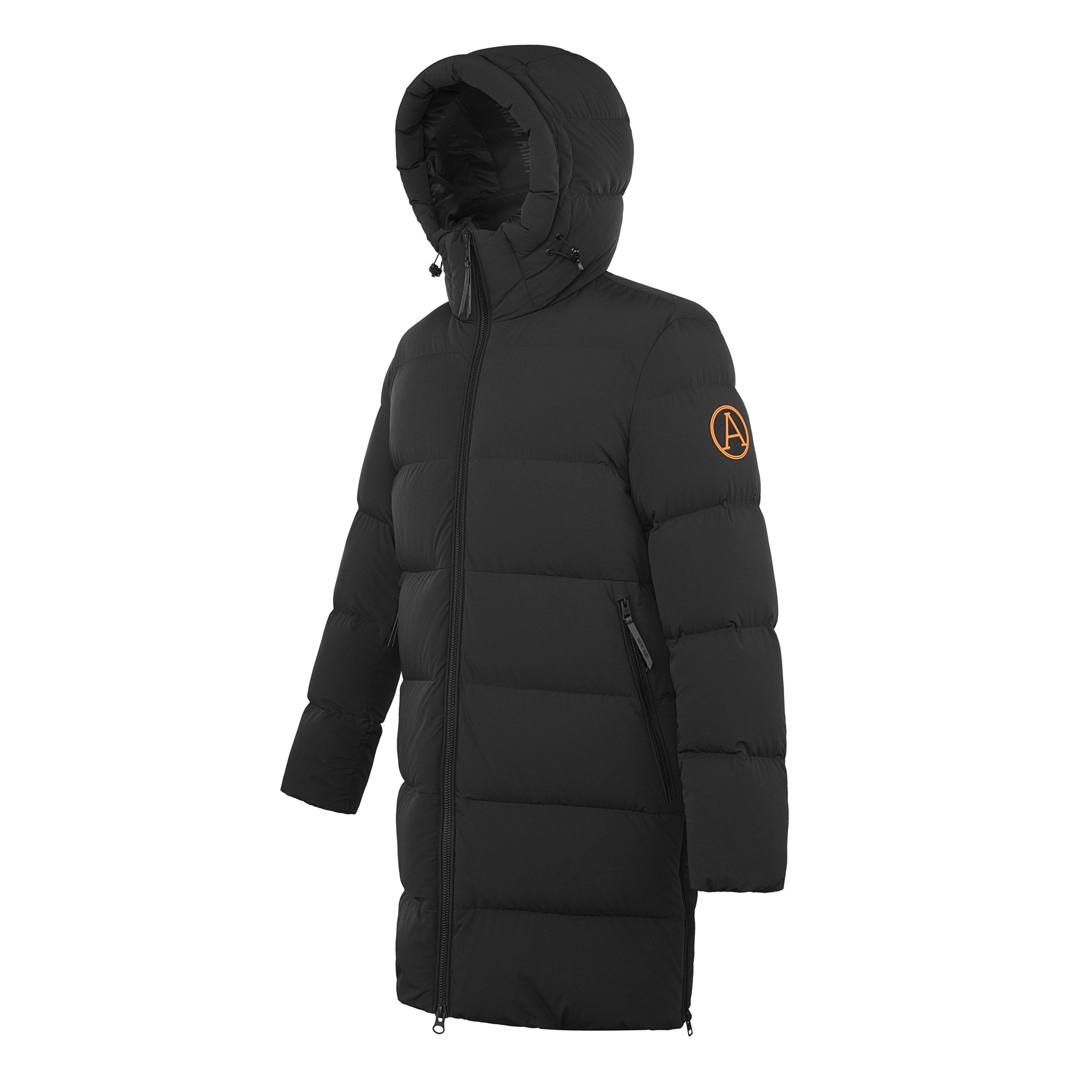 Black - Arctic Army - Men's Orca Down Long Puffer Jacket - 3