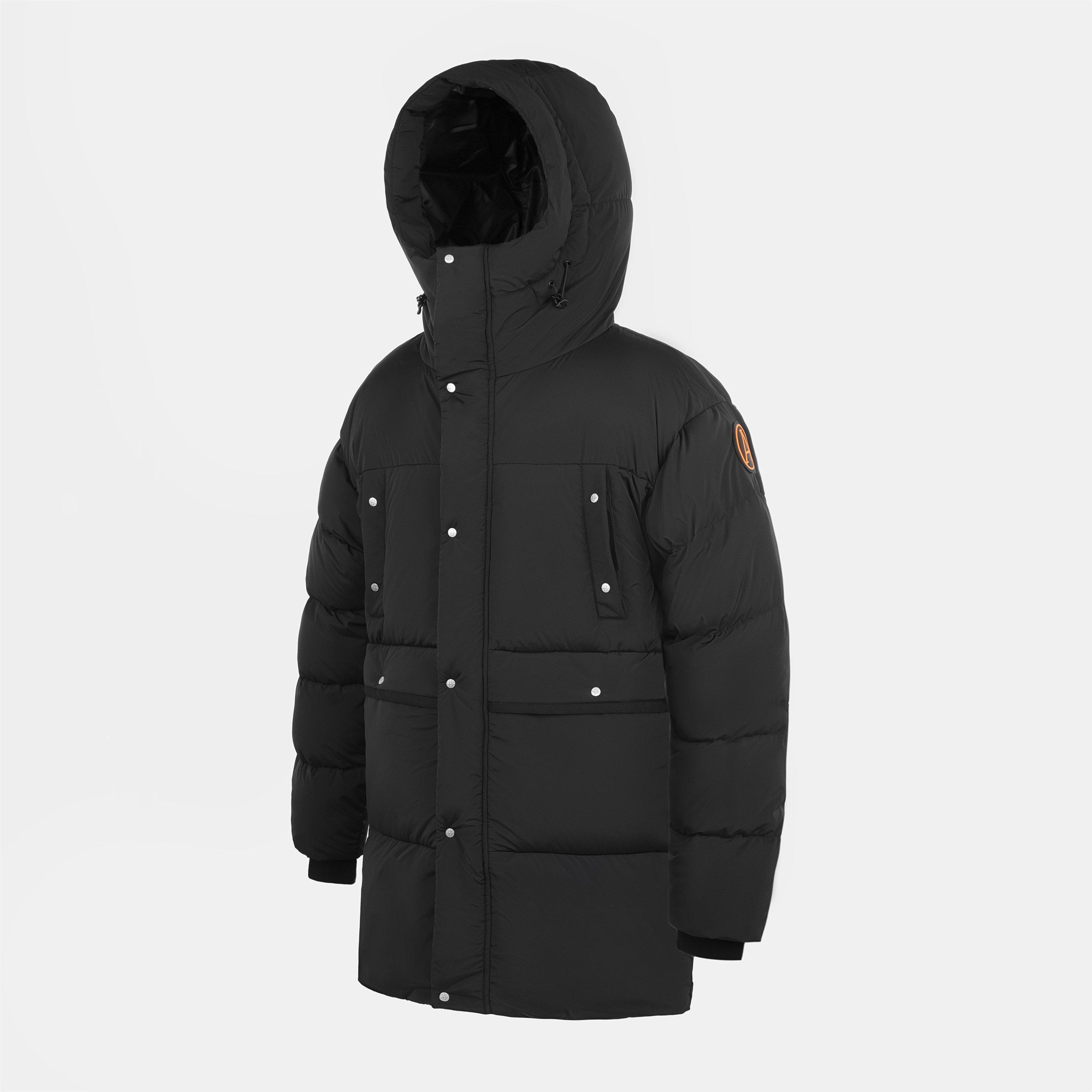 Schwarz - Arctic Army - Men's Orca Down Long Puffer Jacket - 5