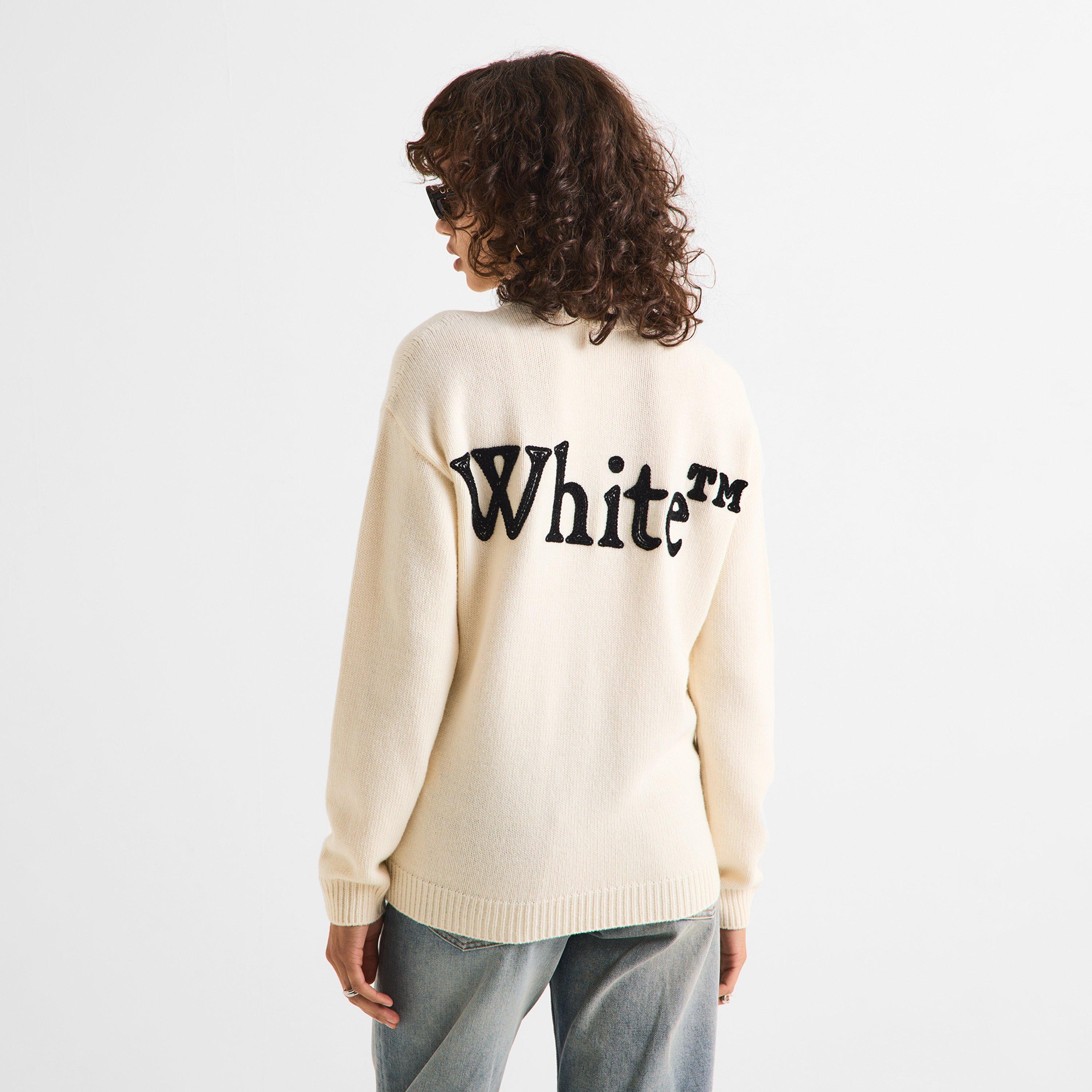 Ivory/Blk - Off White - Off Bookish Knt Ld63 - 4
