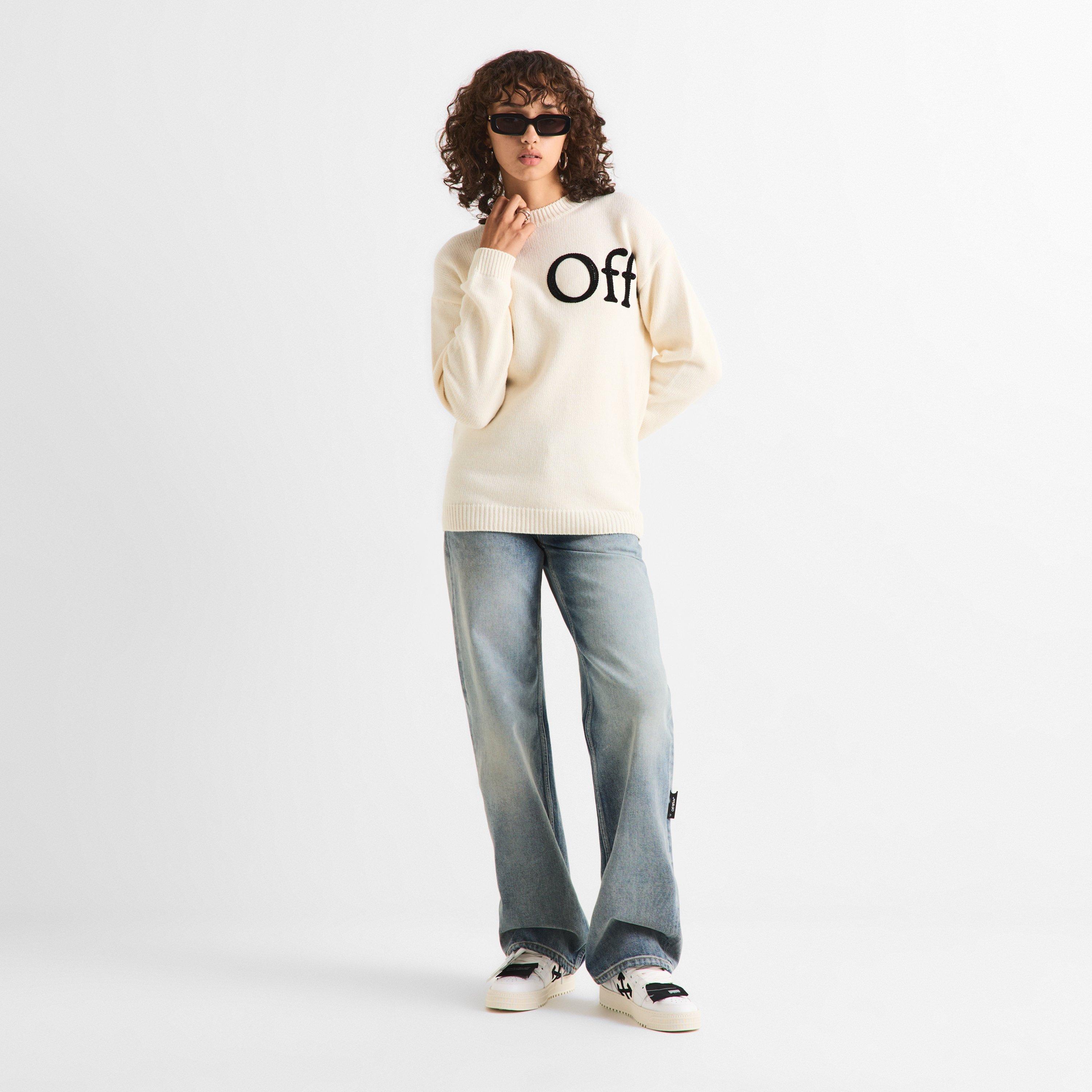 Ivory/Blk - Off White - Off Bookish Knt Ld63 - 6