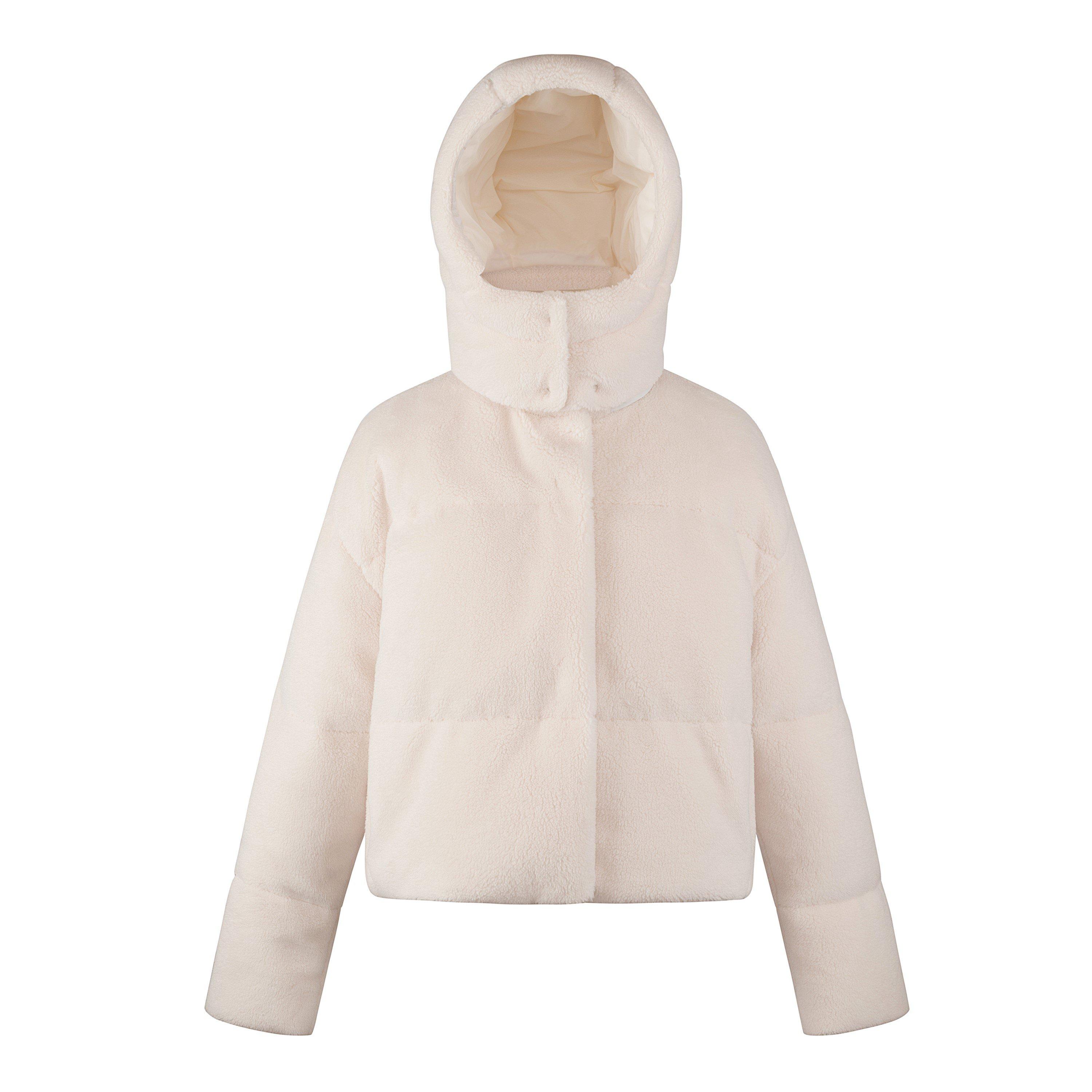 White - Arctic Army - Women's Quilted Water Resistant Short Puffer Jacket - 1