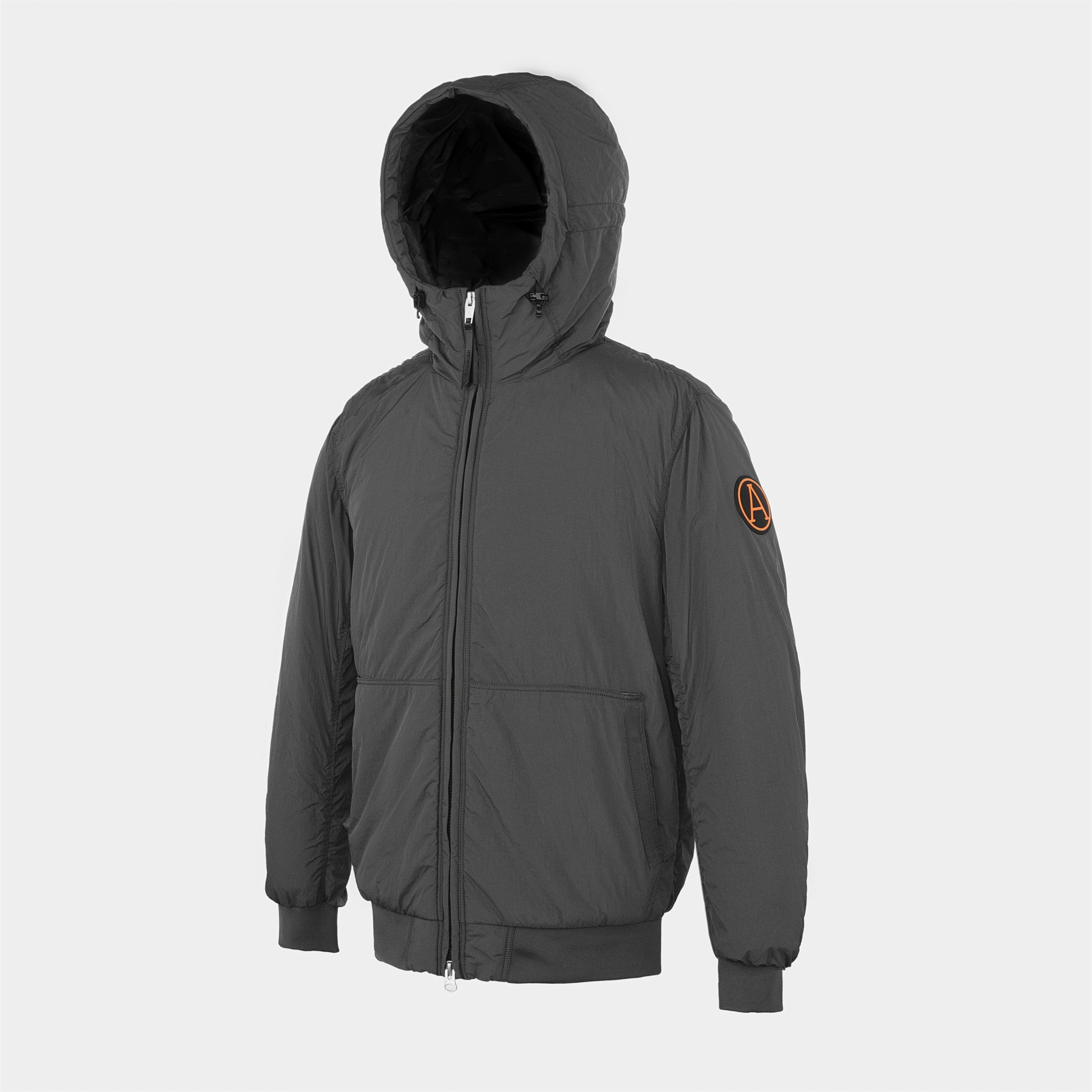Holzkohle - Arctic Army - Men's Lite Reflective Short Puffer Jacket - 3
