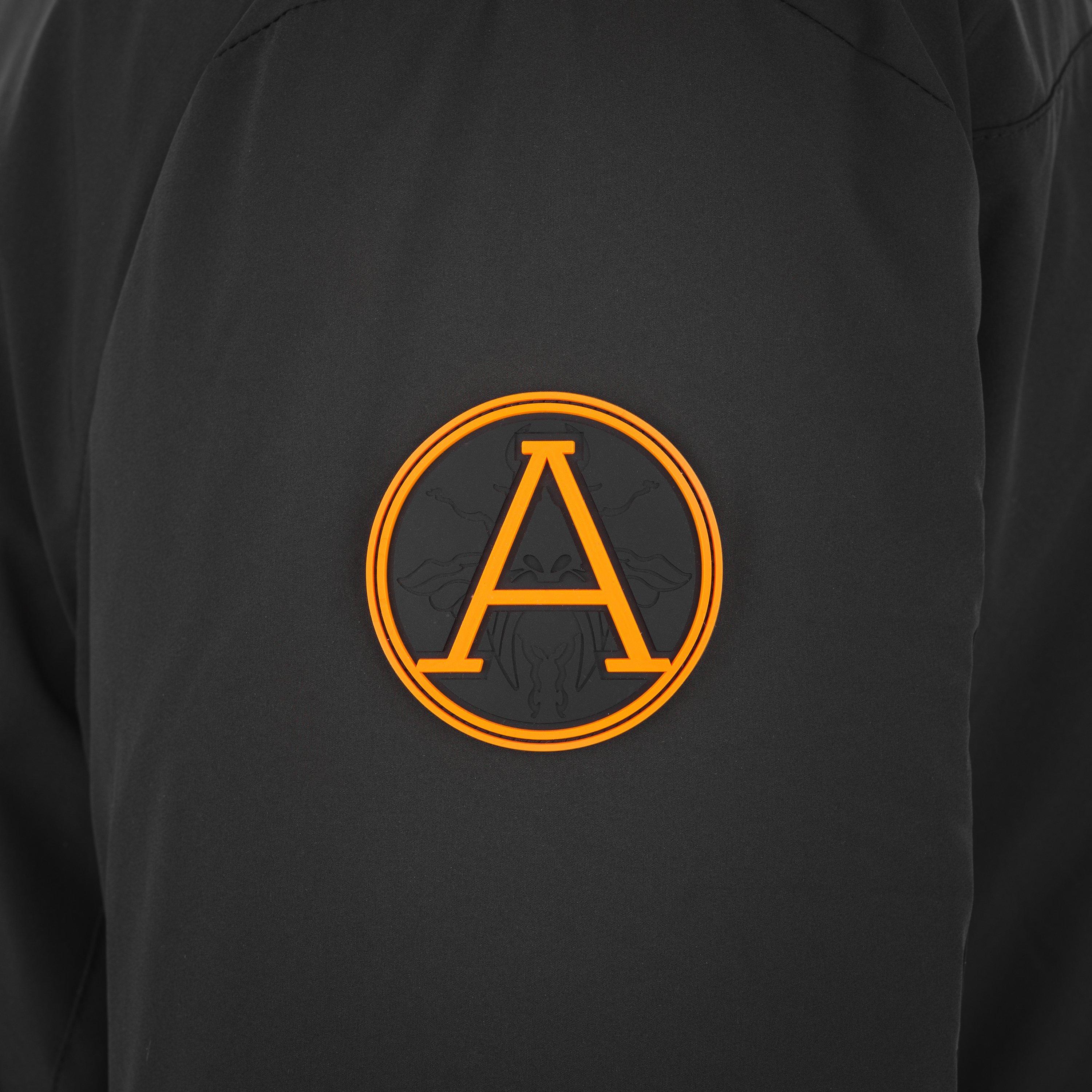 Black - Arctic Army - Men's Aurora LW Puffer Reflective Long Sleeve Short Puffer Jacket - 7