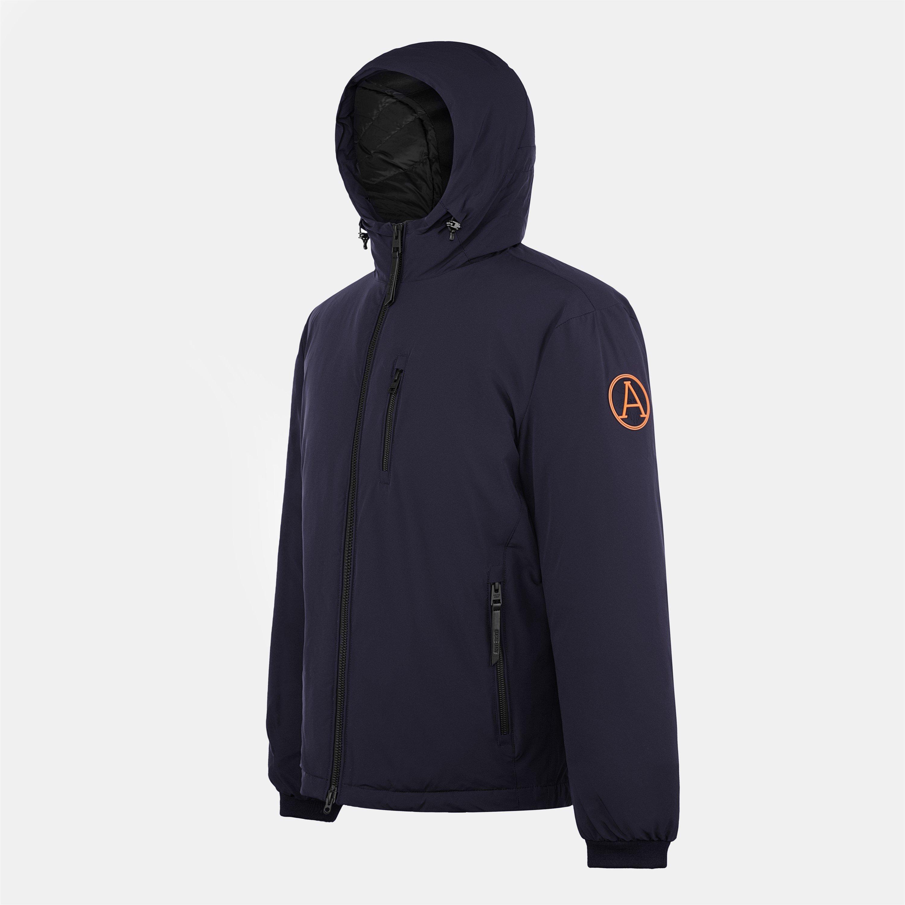 Raven - Arctic Army - Men's Lite Reflective Short Puffer Jacket - 3