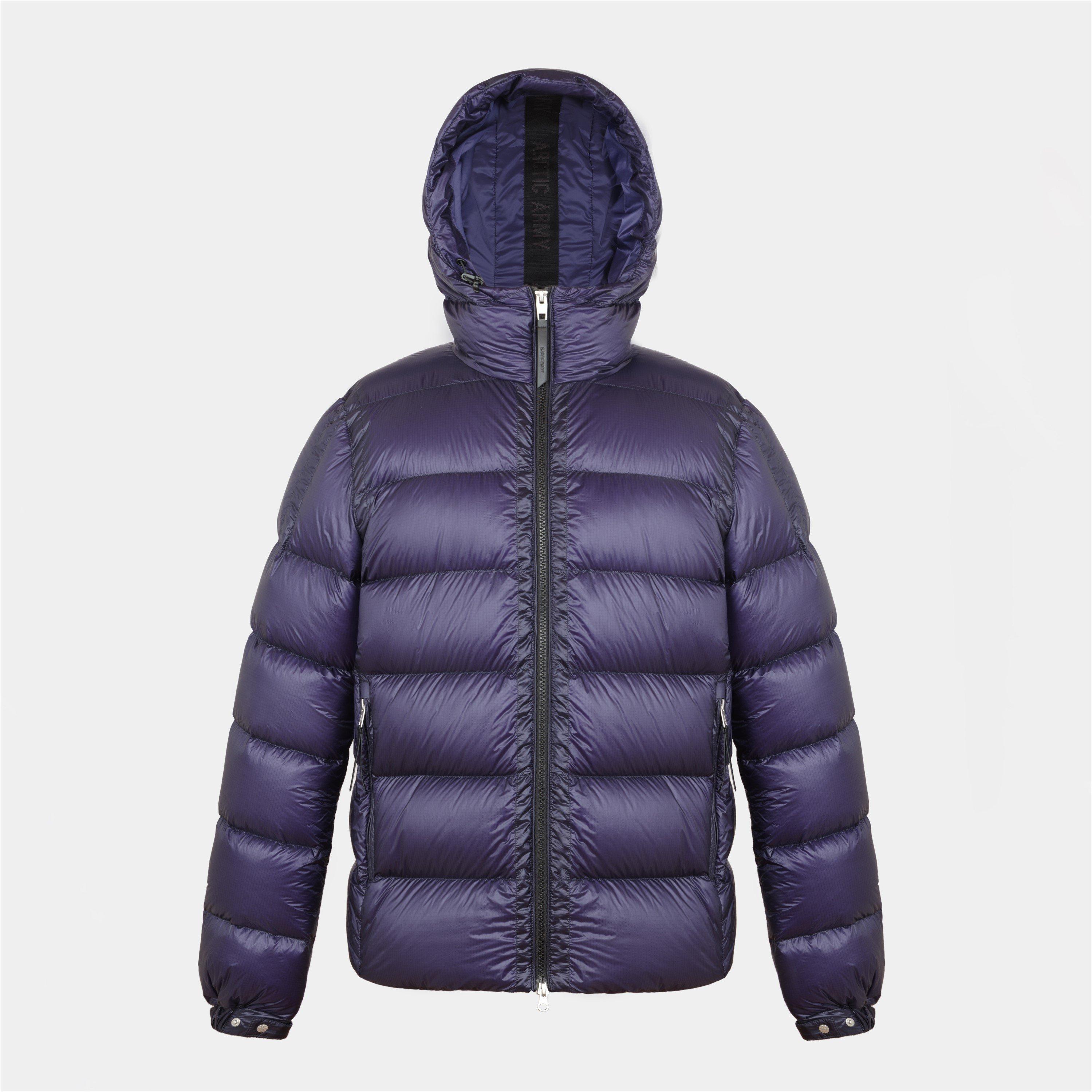 Men's Polar LW Puff Hooded Long Sleeve Short Puffer Jacket
