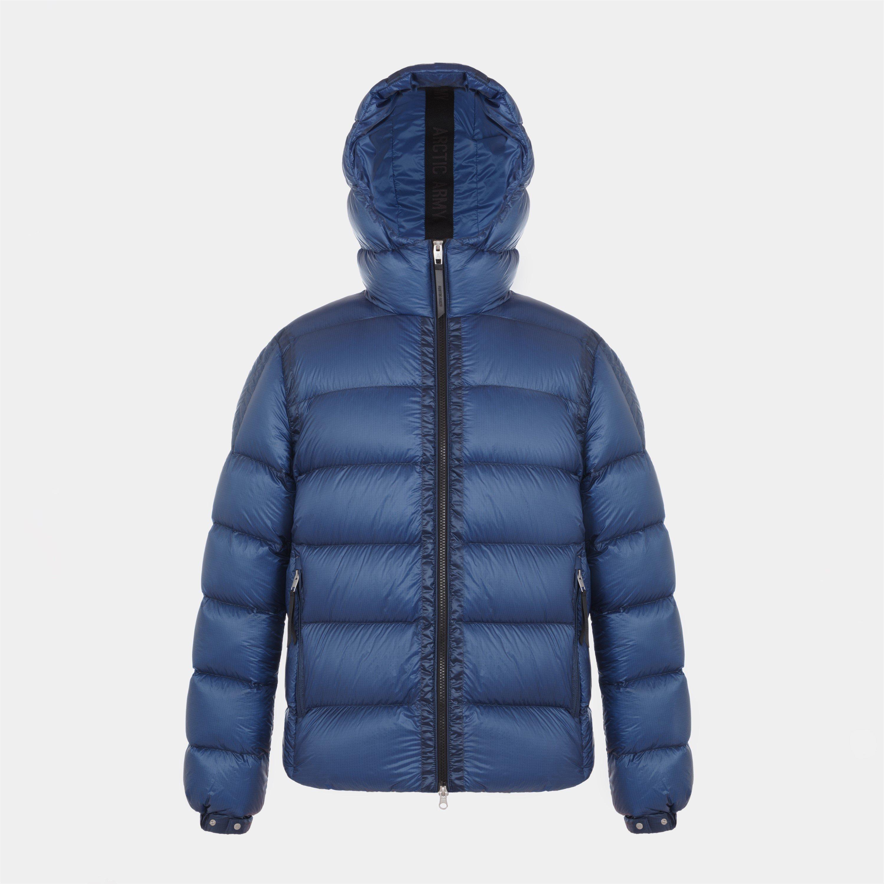 Men's Polar LW Puff Hooded Long Sleeve Short Puffer Jacket