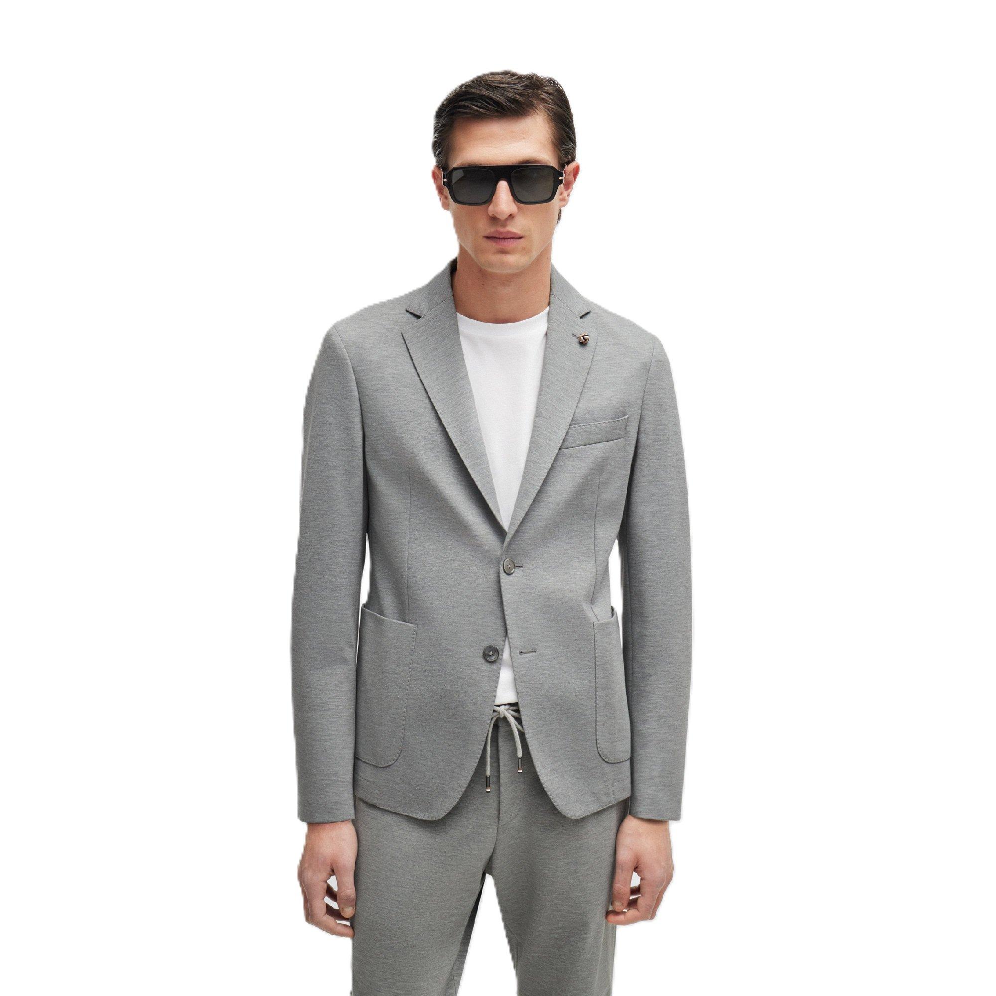 Silver - Boss - Men's C Hanry Junior Formal Jacket - 1