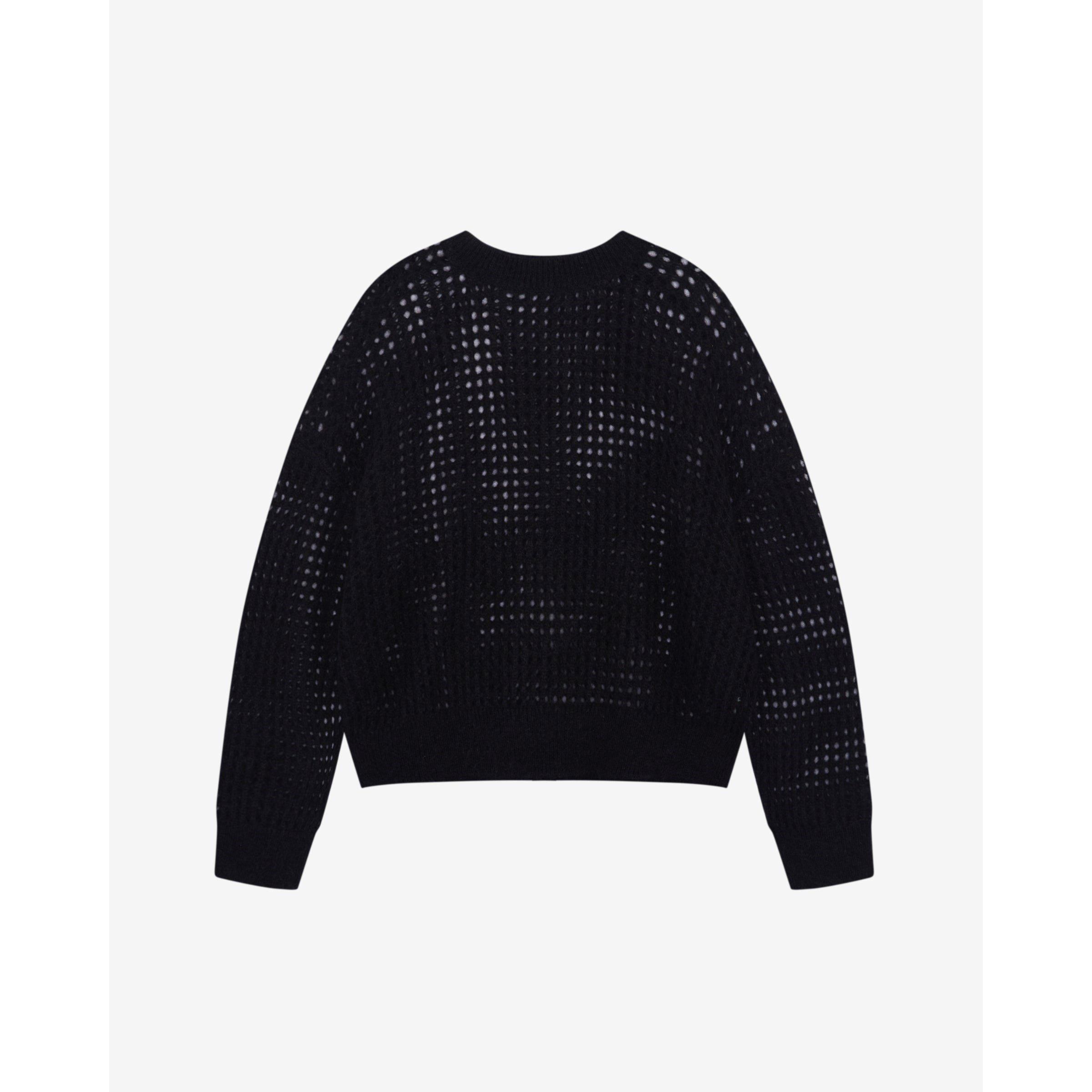Black - Cole Buxton - Cole Open Weave Knt Sn99 - 1