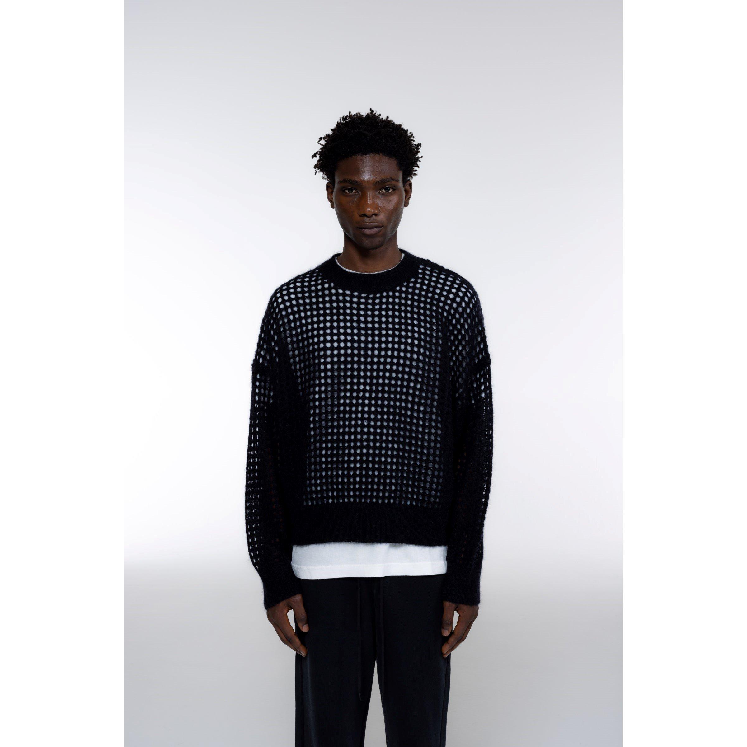 Black - Cole Buxton - Cole Open Weave Knt Sn99 - 3