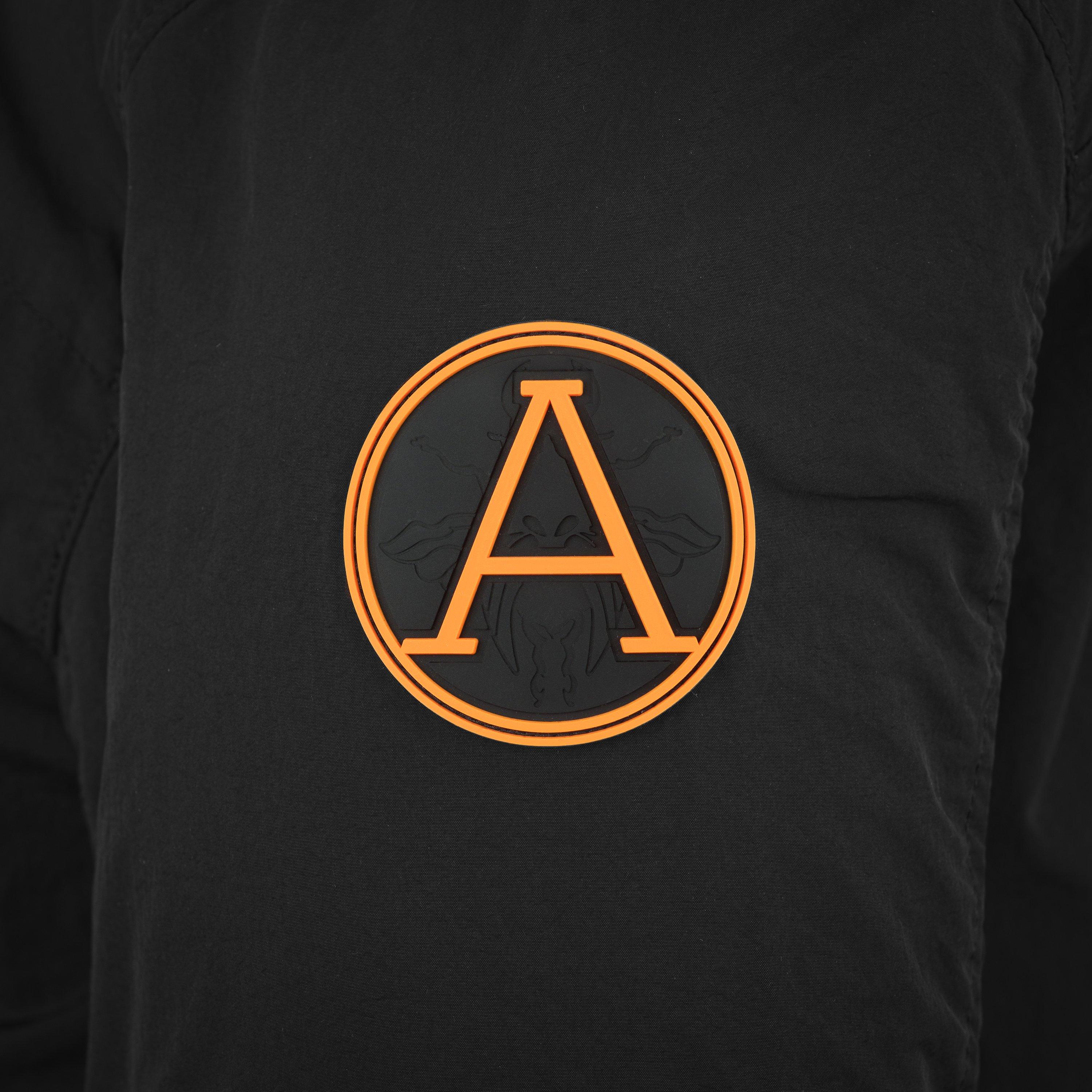 Black - Arctic Army - Men's Lofotn Weather Resistant Hooded Long Sleeve Windbreaker - 4