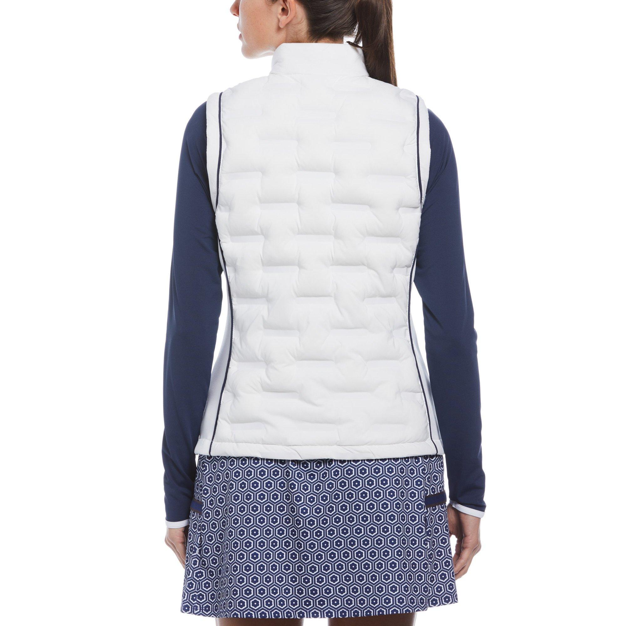 Helder Wit - Original Penguin Golf - Women's Insulated Woven Golf Vest - 2