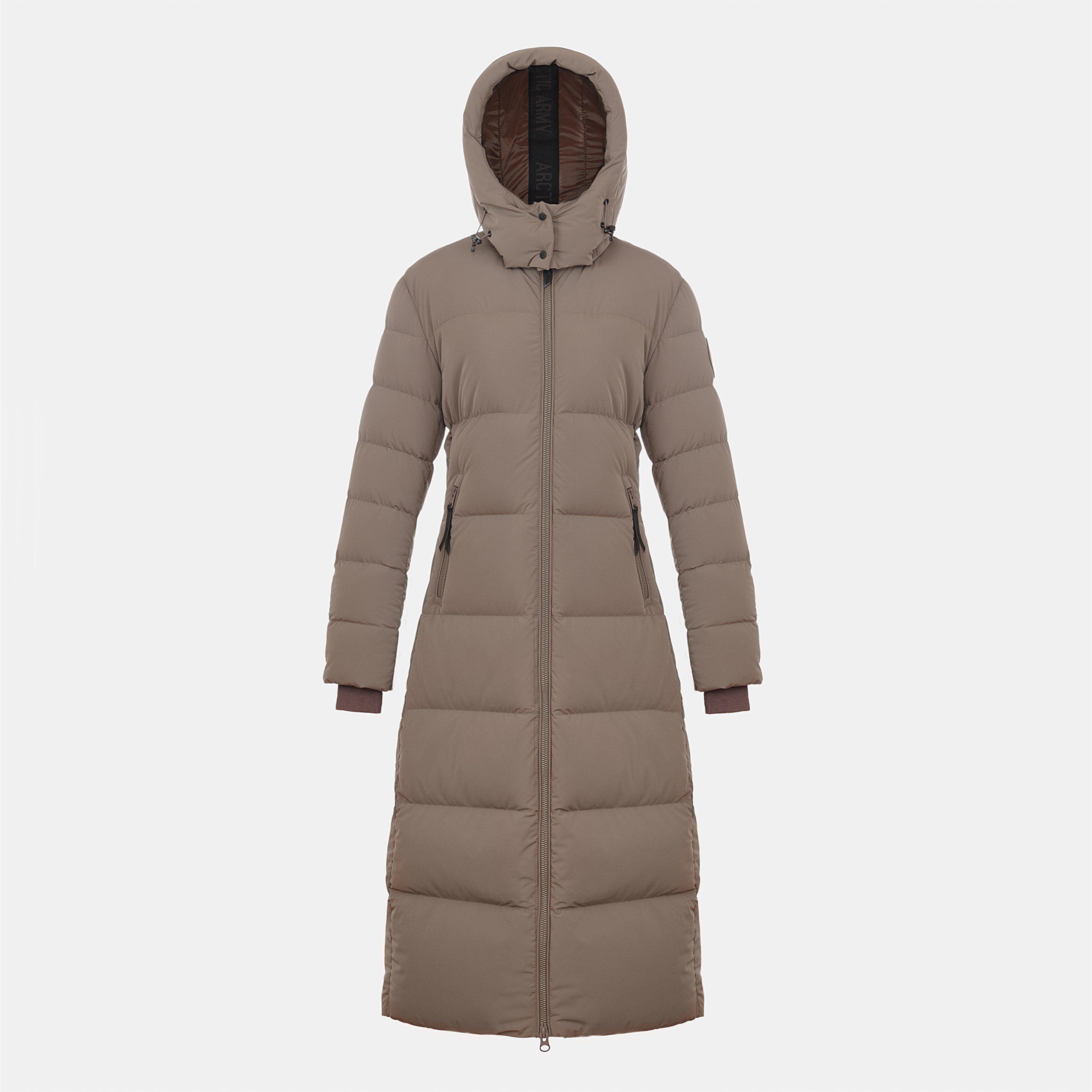 Arctic Army | Women's Orca XLng Puffer Calf Length Hooded Long