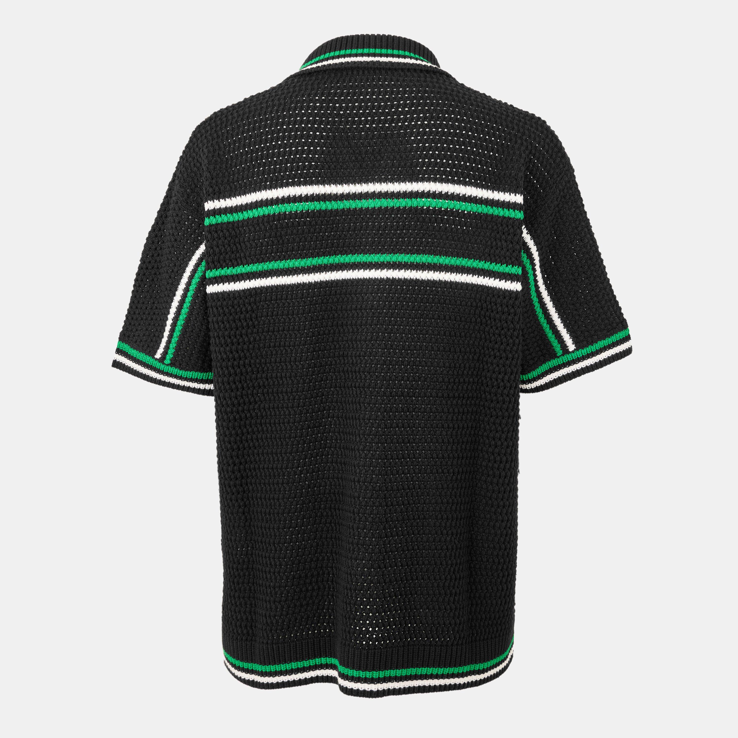 Black/Green - Casablanca - Men's Knitted Tops - 2